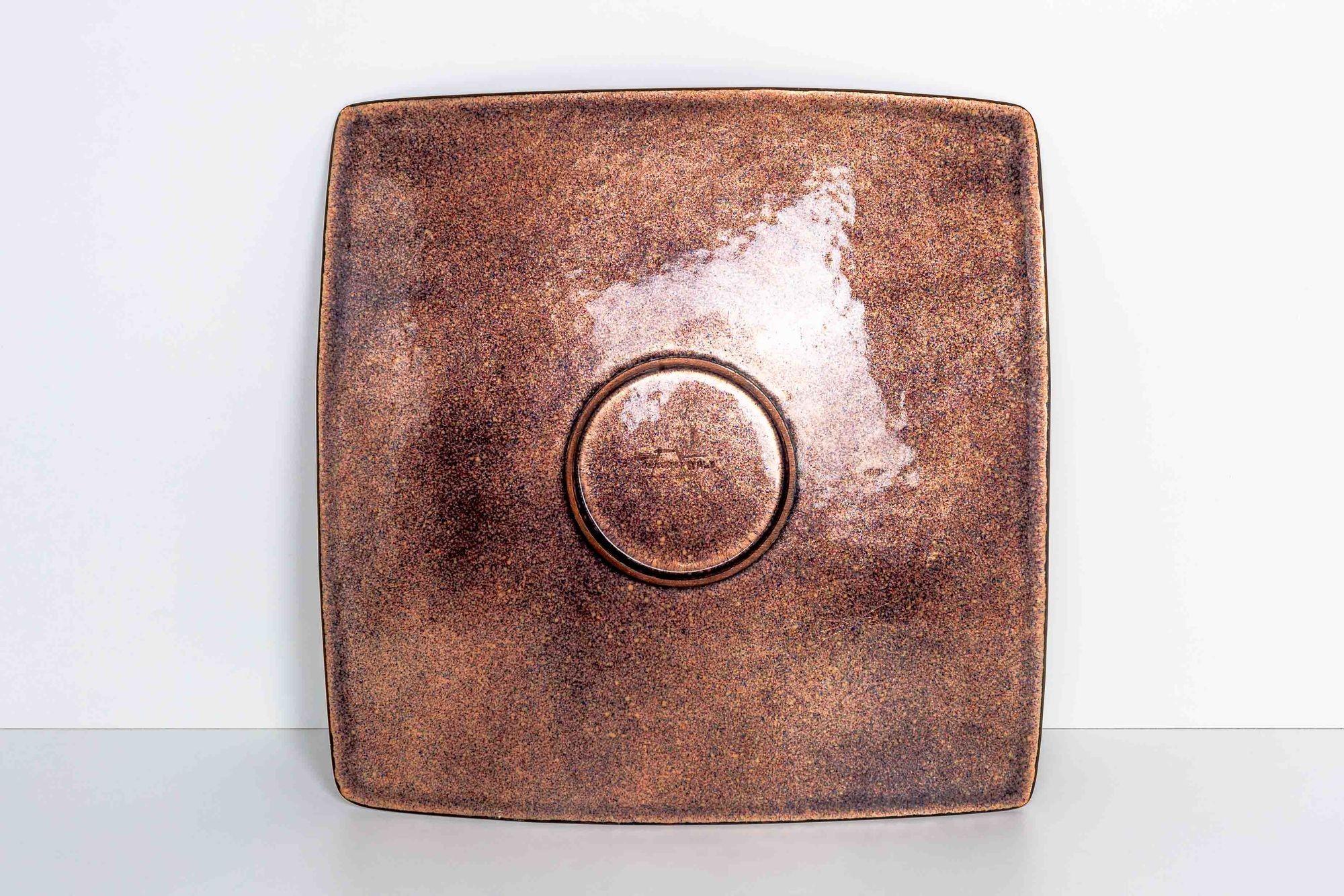 Smaltato Vassoio decorativo di Del Campo, Italia 1970 in vendita