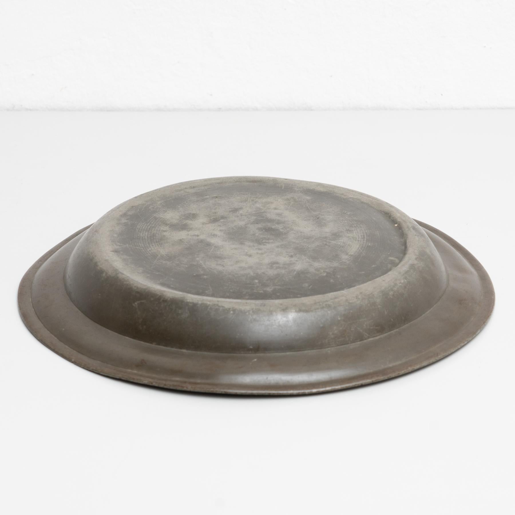 Earthenware Decorative Tray, circa 1950 For Sale
