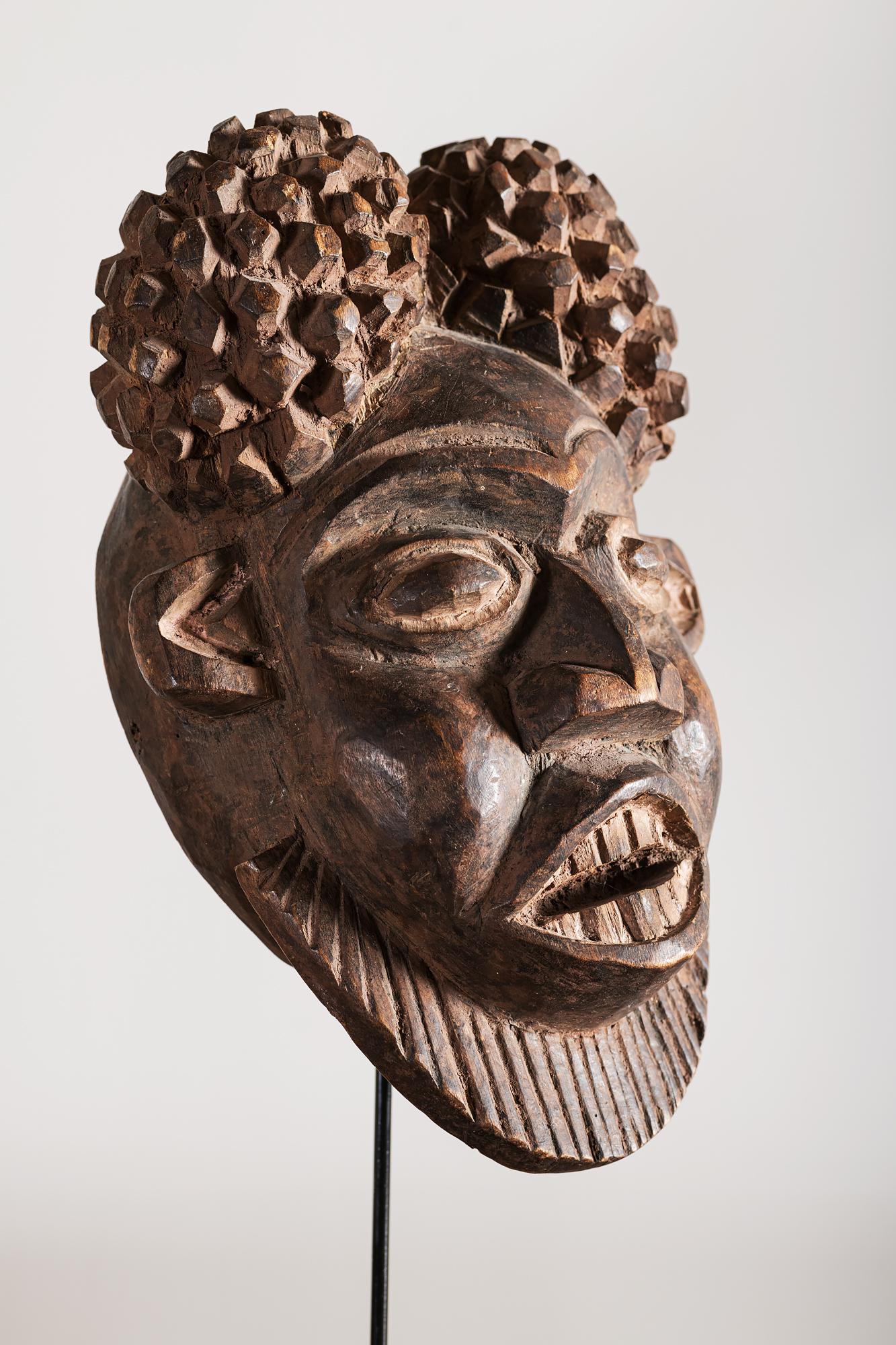 Tribal Decorative African Mask, Cameroon, 1950s