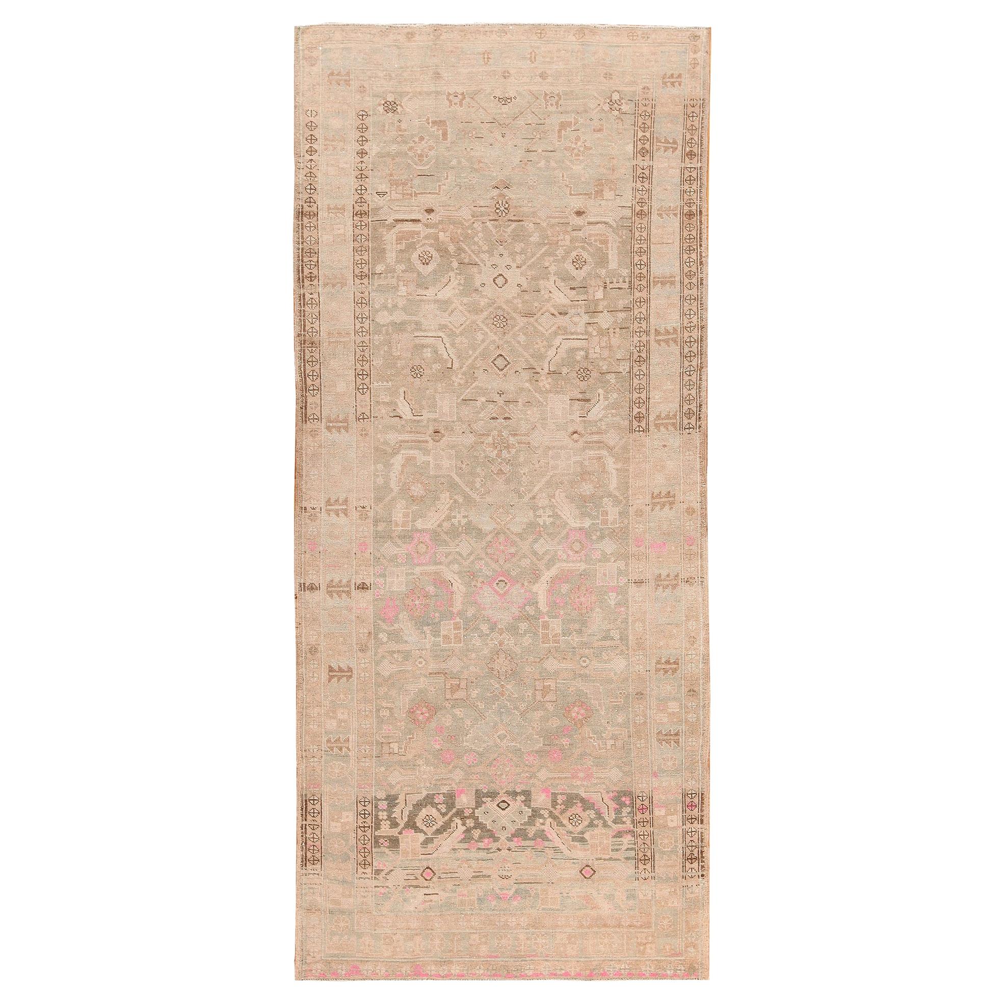 Antique Persian Malayer Runner. Size: 4 ft 1 in x 9 ft 8 in For Sale