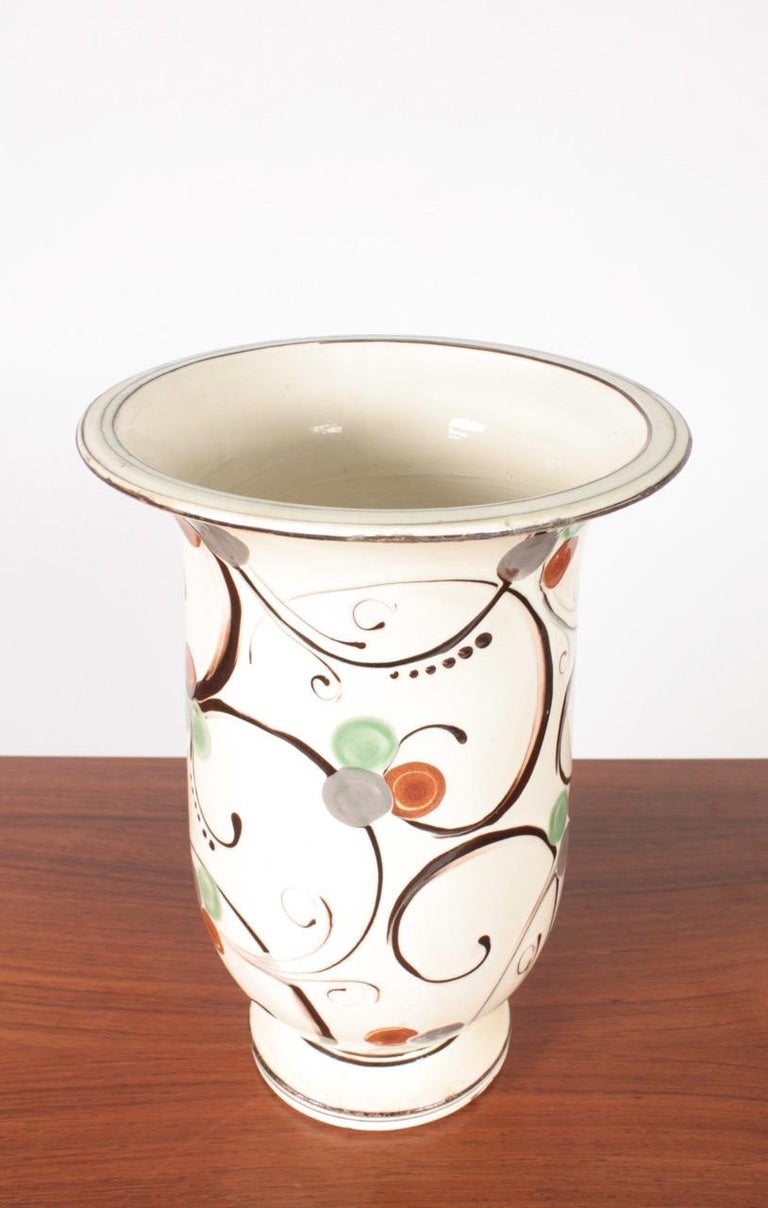 Decorative Vase in Ceramic by Kähler, 1940s, Danish Design, Midcentury For Sale 2