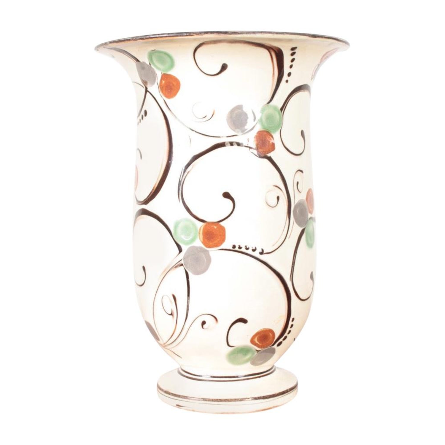 Decorative Vase in Ceramic by Kähler, 1940s, Danish Design, Midcentury For  Sale at 1stDibs