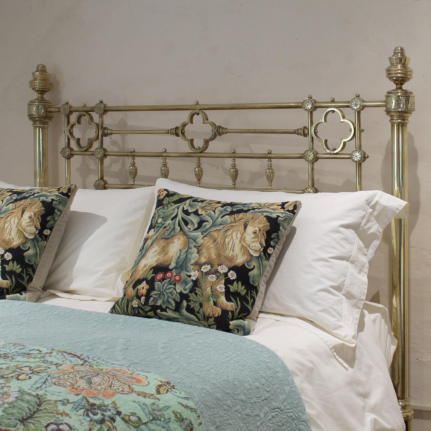 Decorative Victorian All Brass Antique Bed MK306 For Sale 3