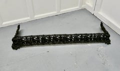 Decorative Victorian Cast Iron Fender