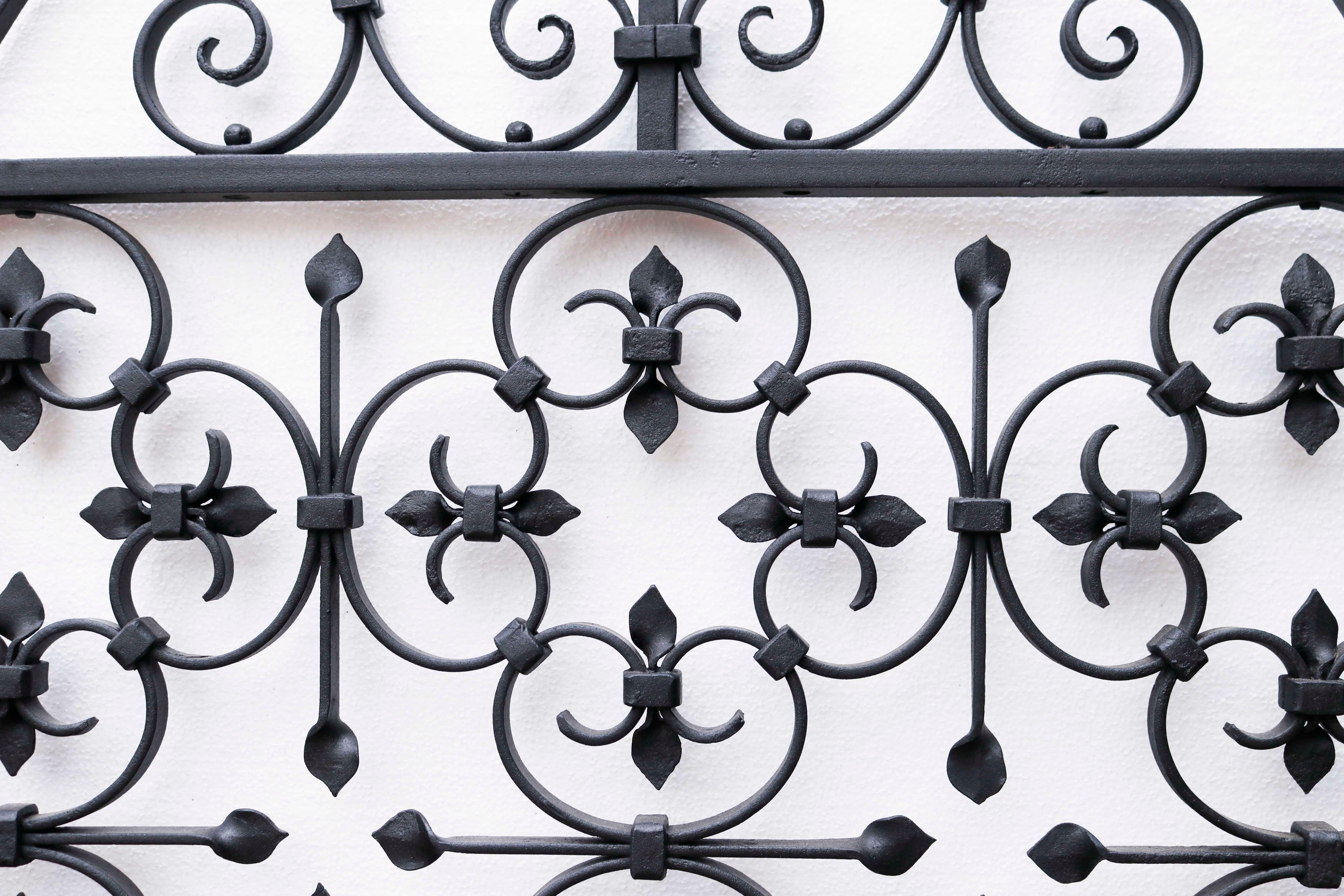 Decorative Victorian Wrought Iron Gate 1