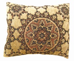 Decorative Vintage American Tapestry Pillow with Circles Design