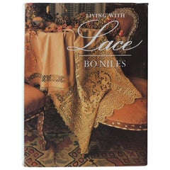 Decorative Vintage Book Living with Lace by Boniles