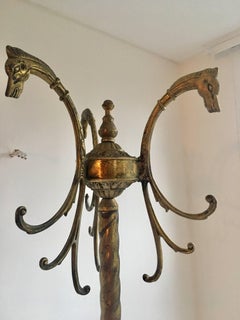Decorative Vintage Brass Coat Stand