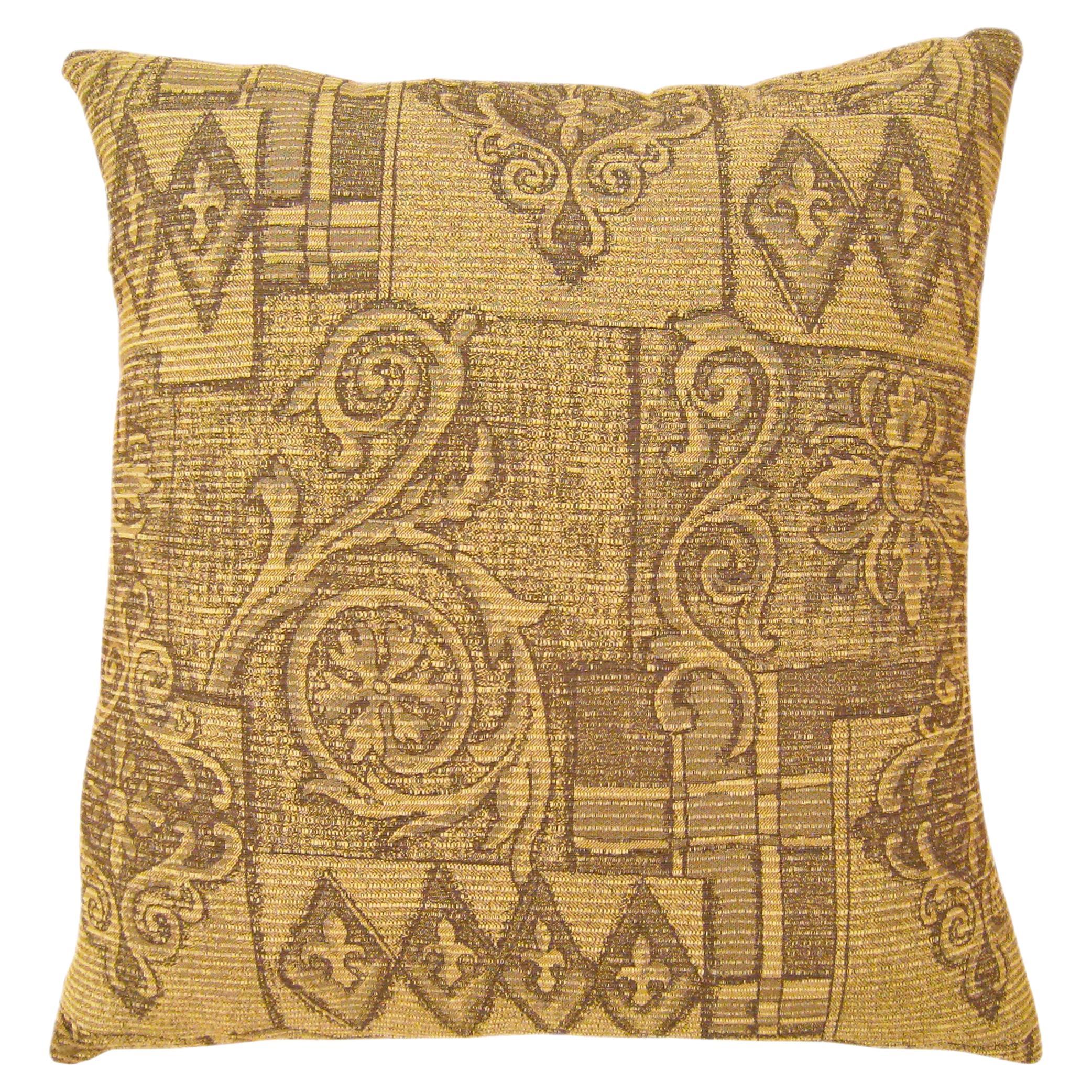 Decorative Vintage Floro-geometric Fabric Pillow