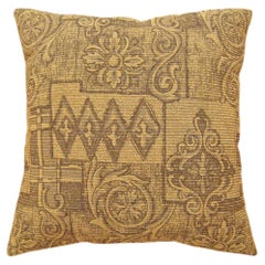 Decorative Used Floro-geometric Fabric Pillow