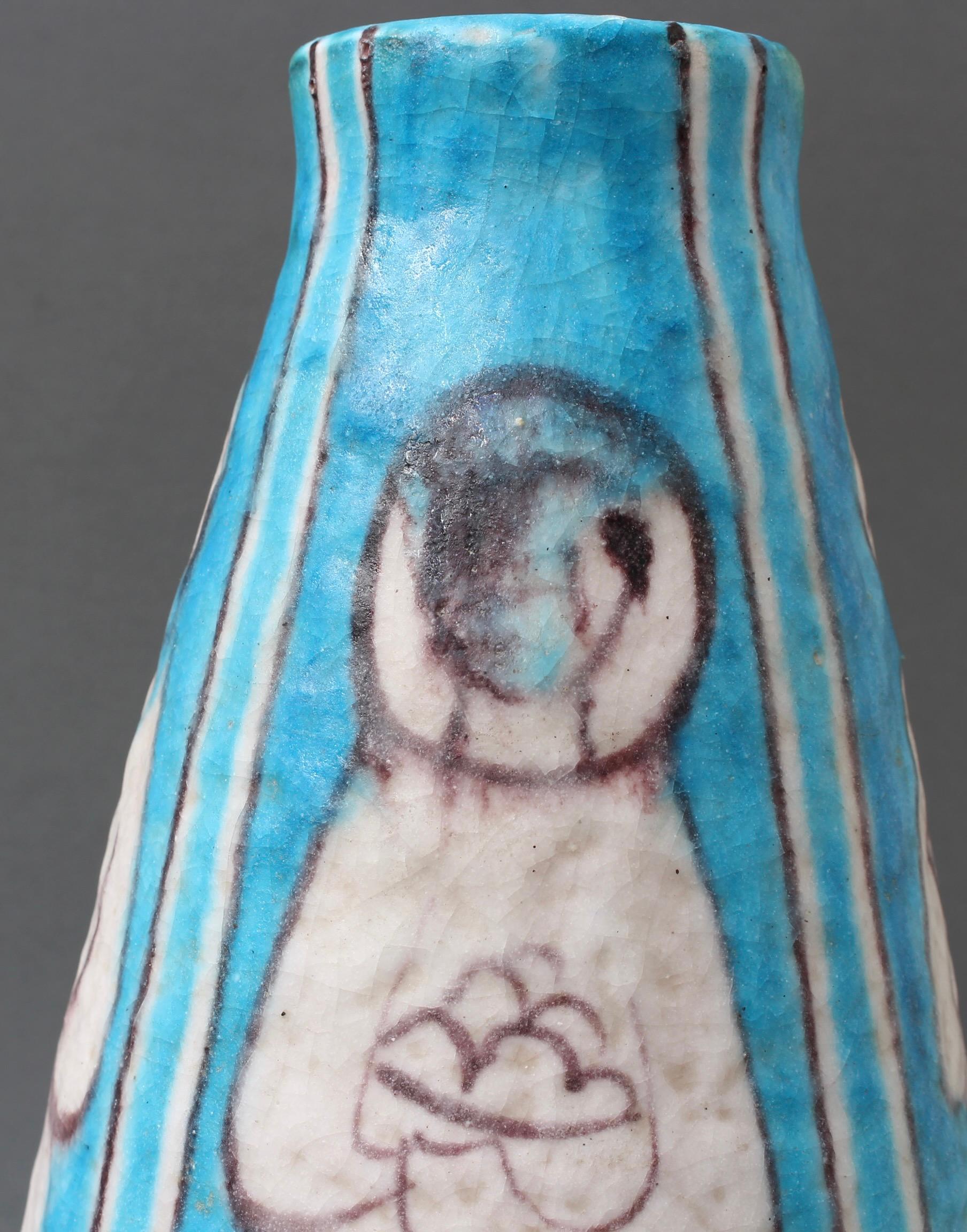 Dekorative Vase aus italienischer Keramik von C.A.S. Vietri 'circa 1950er Jahre'. im Angebot 10
