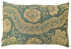 Decorative Retro Pillow with Floral Chinoiserie 
