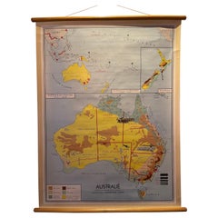Decorative Vintage Print, Dutch Chart of Australia, 1st Edition, 1952