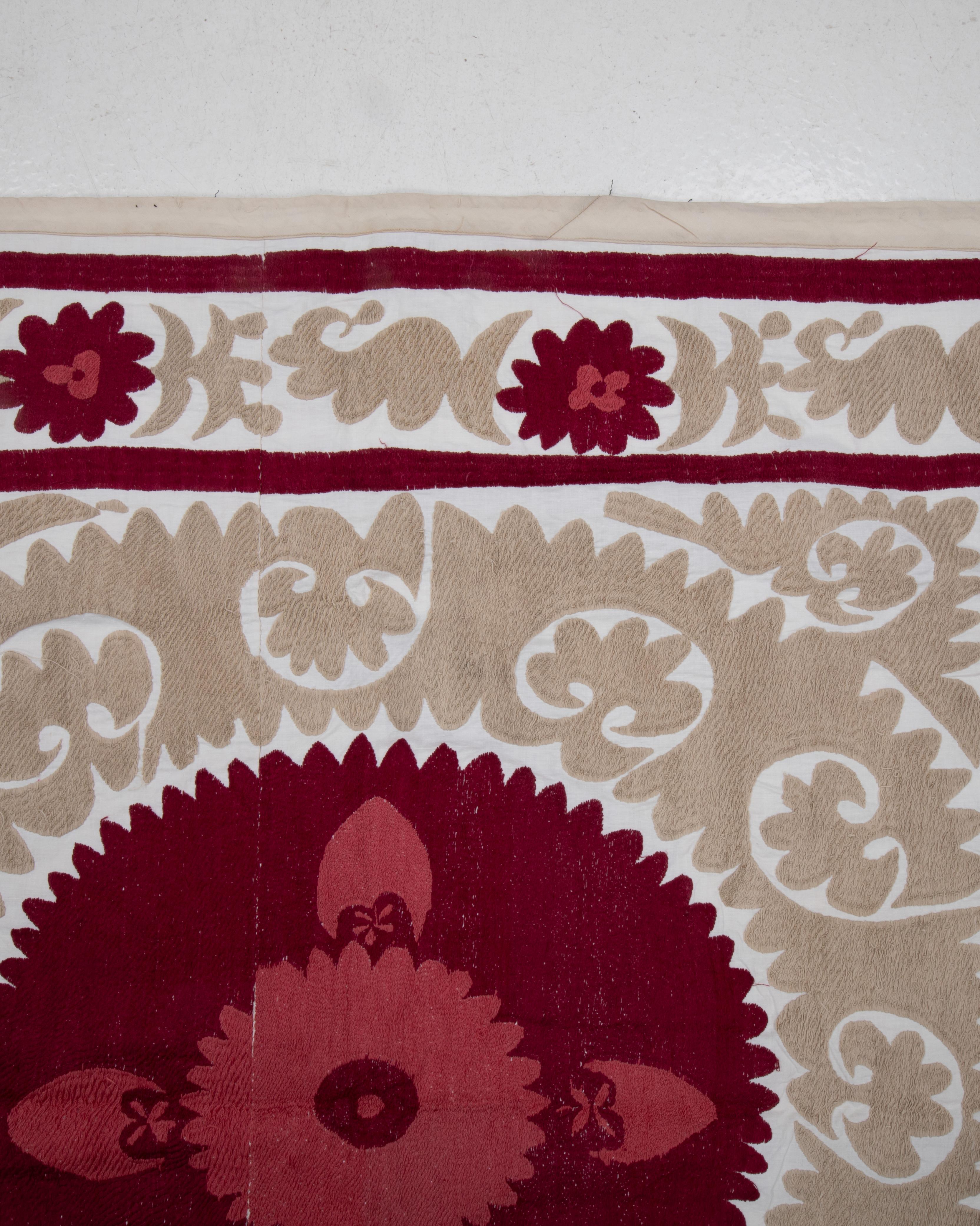 Coton Suzani, Samarkand Uzbekistan, milieu du 20e siècle en vente