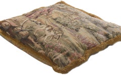 Decorative Vintage Tapestry Pillow, Louis XV Hunting - II Francois Boucher