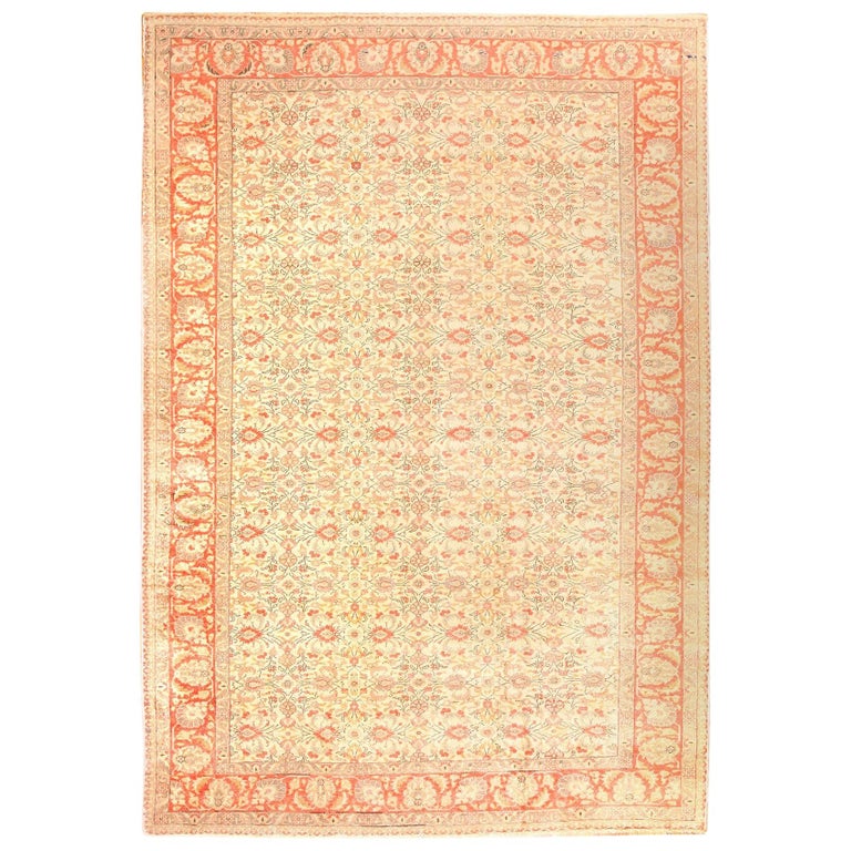 Decorative Vintage Turkish Sivas Rug. Size: 8 ft 2 in x 12 ft For Sale