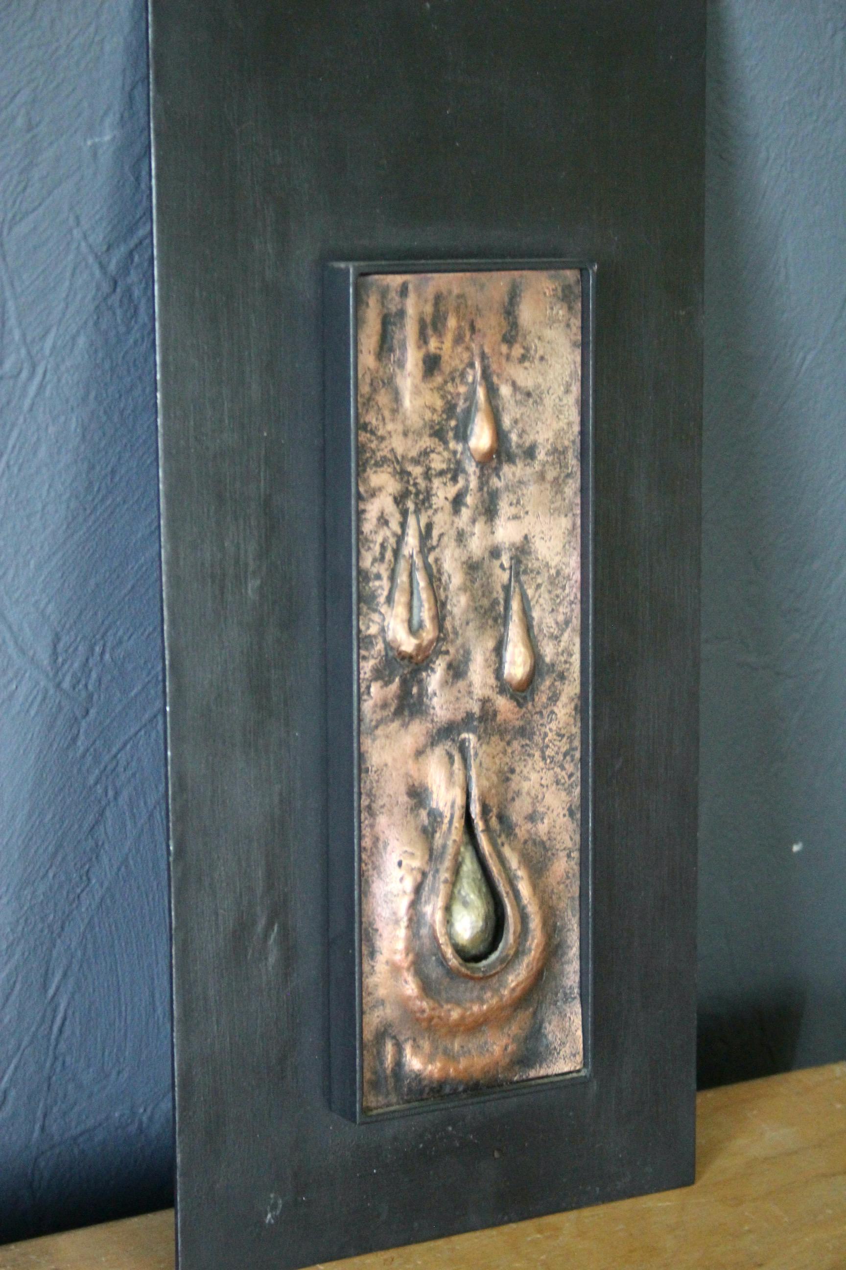 Decorative wall bronze sculpture For Sale 2
