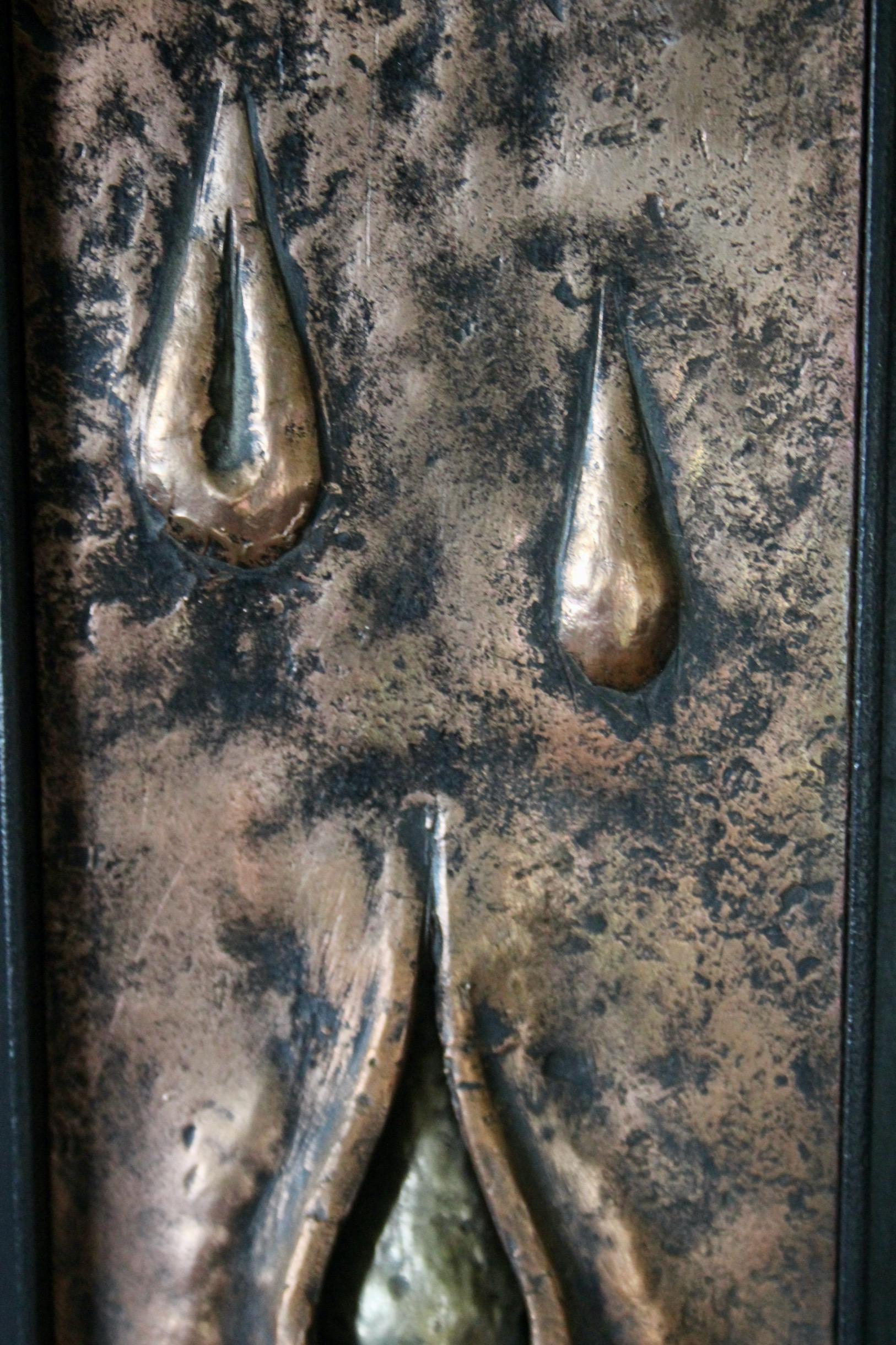 Decorative wall bronze sculpture For Sale 3
