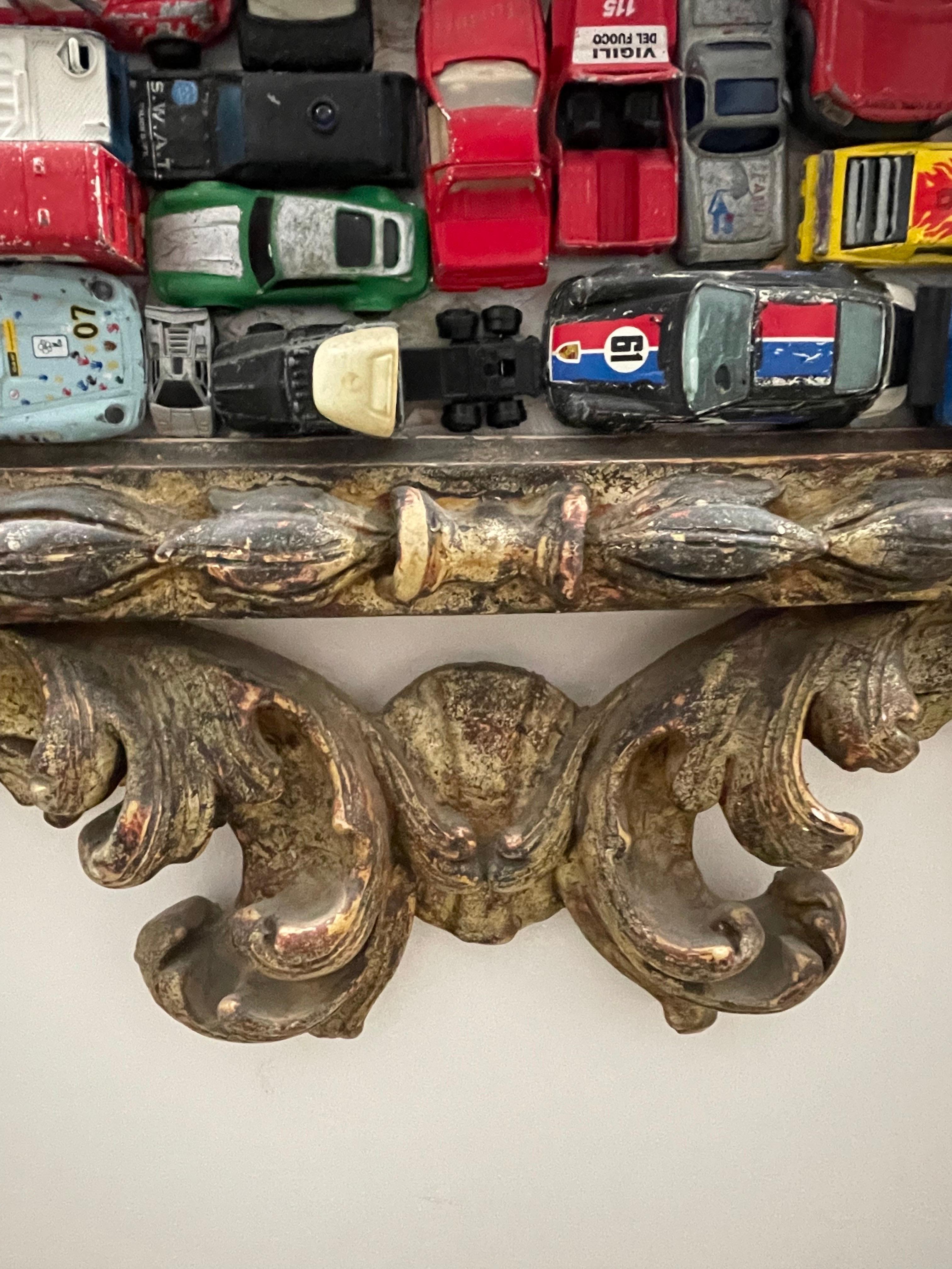 Cornice decorativa da parete di grandi dimensioni Auto barocche Modellismo 1960 Pop Art in vendita 2