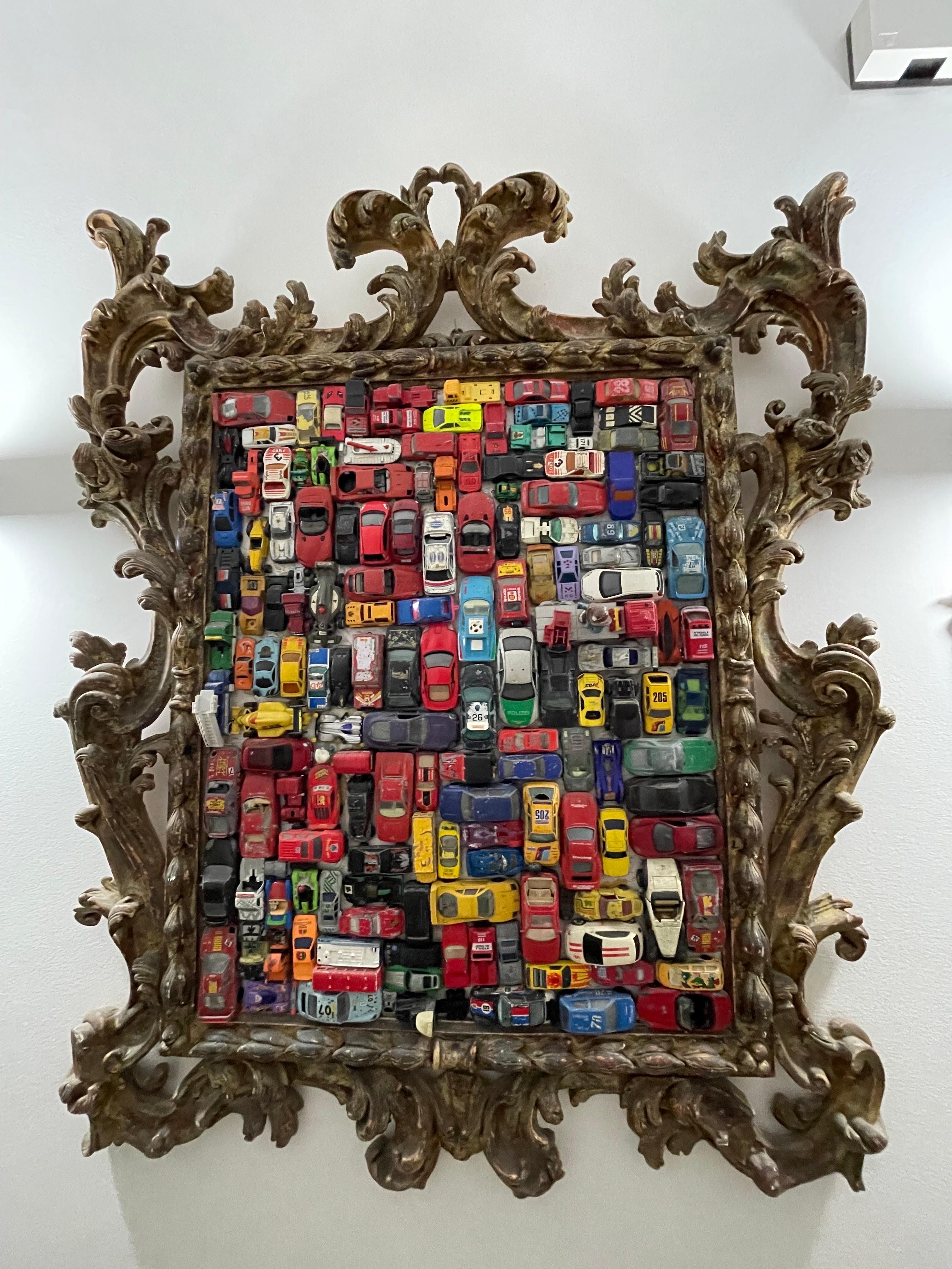 Decorative Wall Large Picture Frame Baroque Cars Modeling 1960s Pop Art For Sale 2