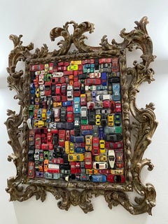 Decorative Wall Large Picture Frame Baroque Cars Modeling 1960s Pop Art