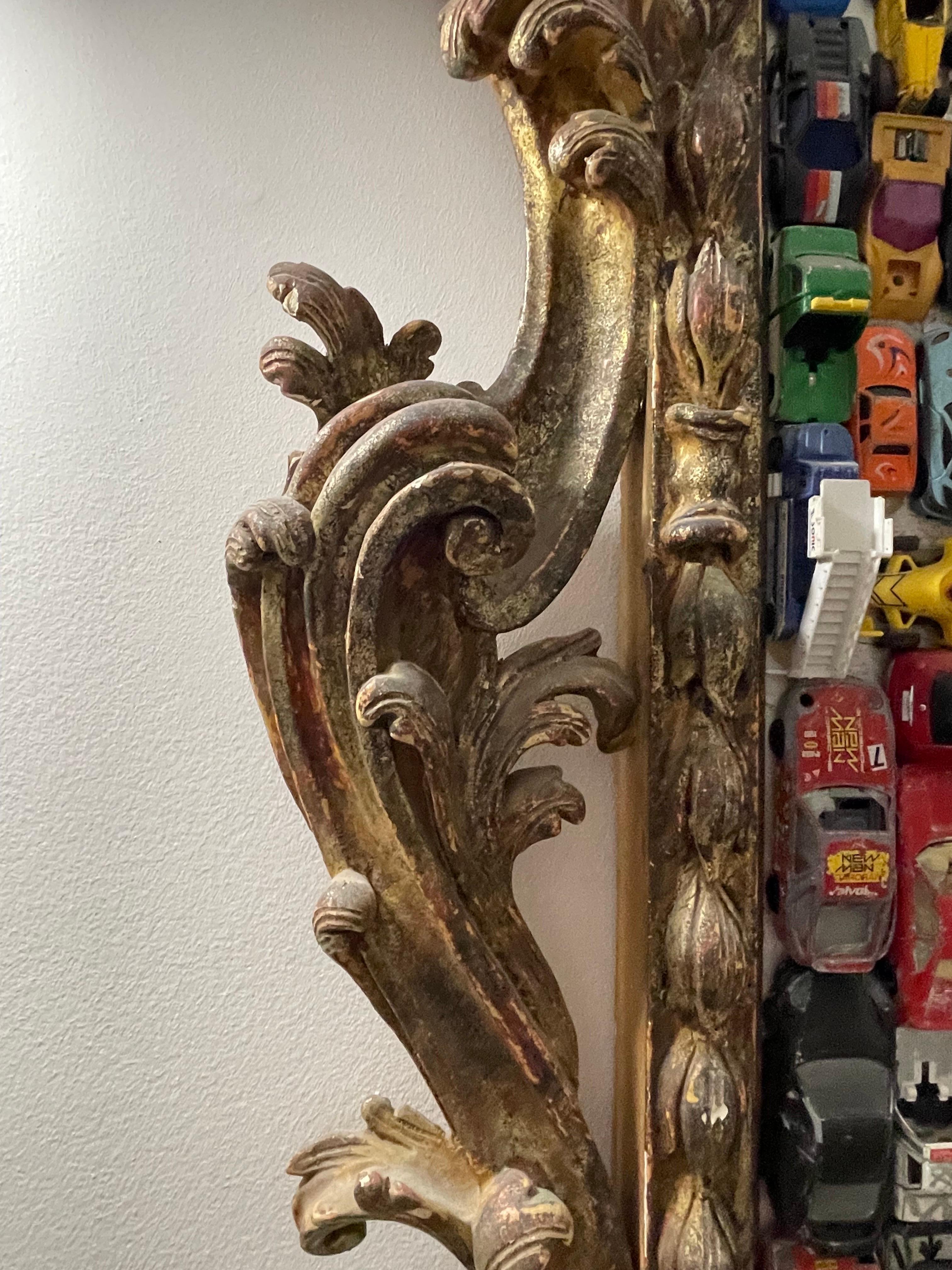 Cornice decorativa da parete di grandi dimensioni Auto barocche Modellismo 1960 Pop Art In condizioni buone in vendita a Palermo, Sicily