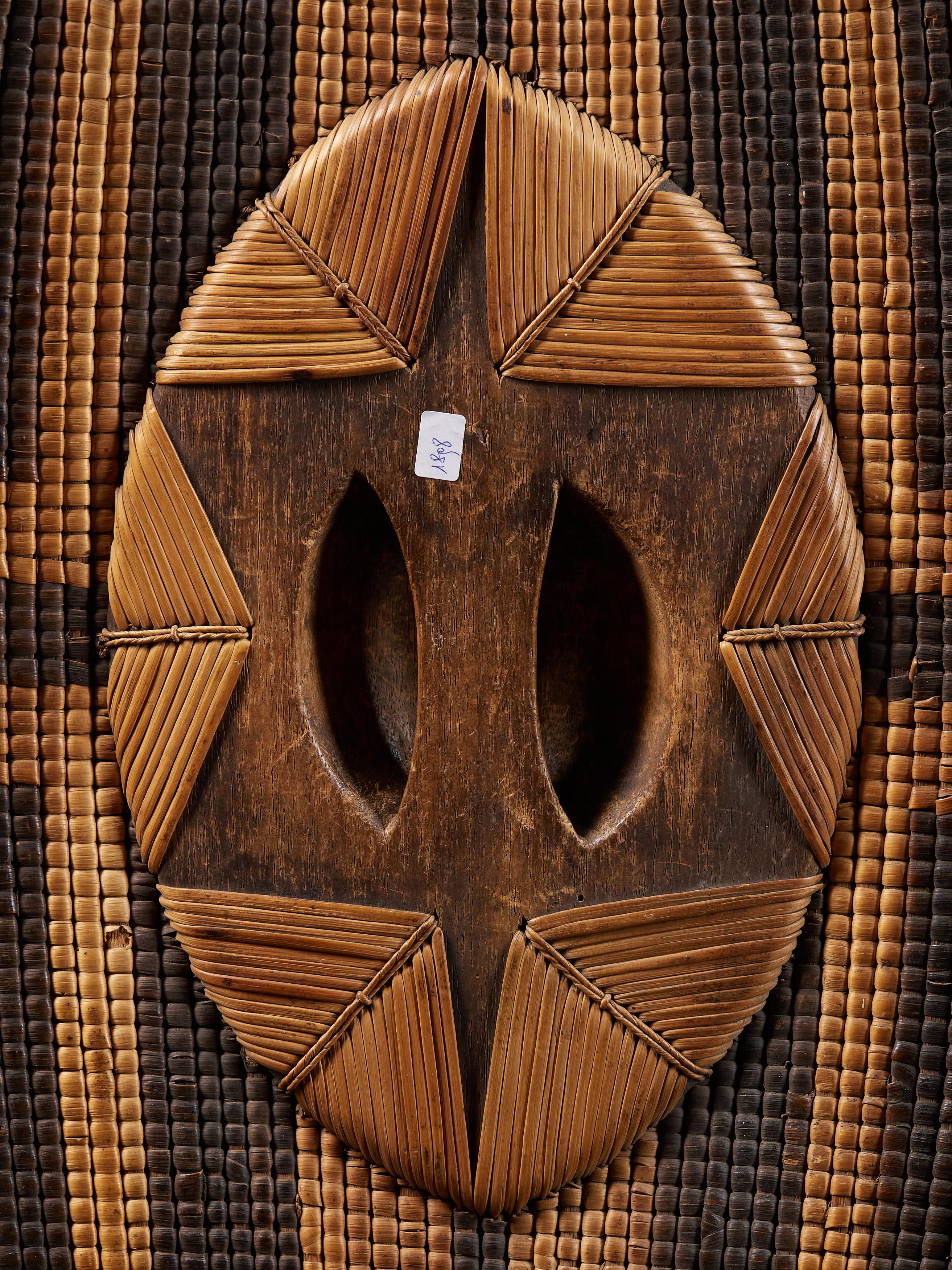 Congolese Decorative War Shield from the Azande People in the Democratic Republic of Congo