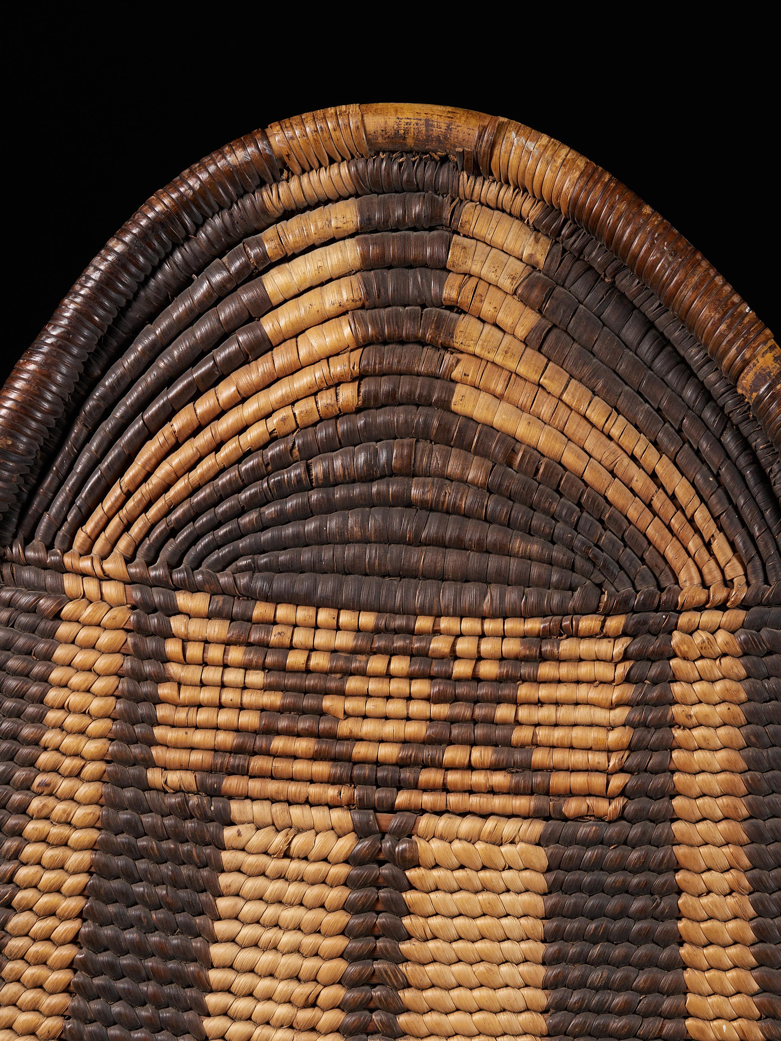 Organic Material Decorative War Shield from the Azande People in the Democratic Republic of Congo