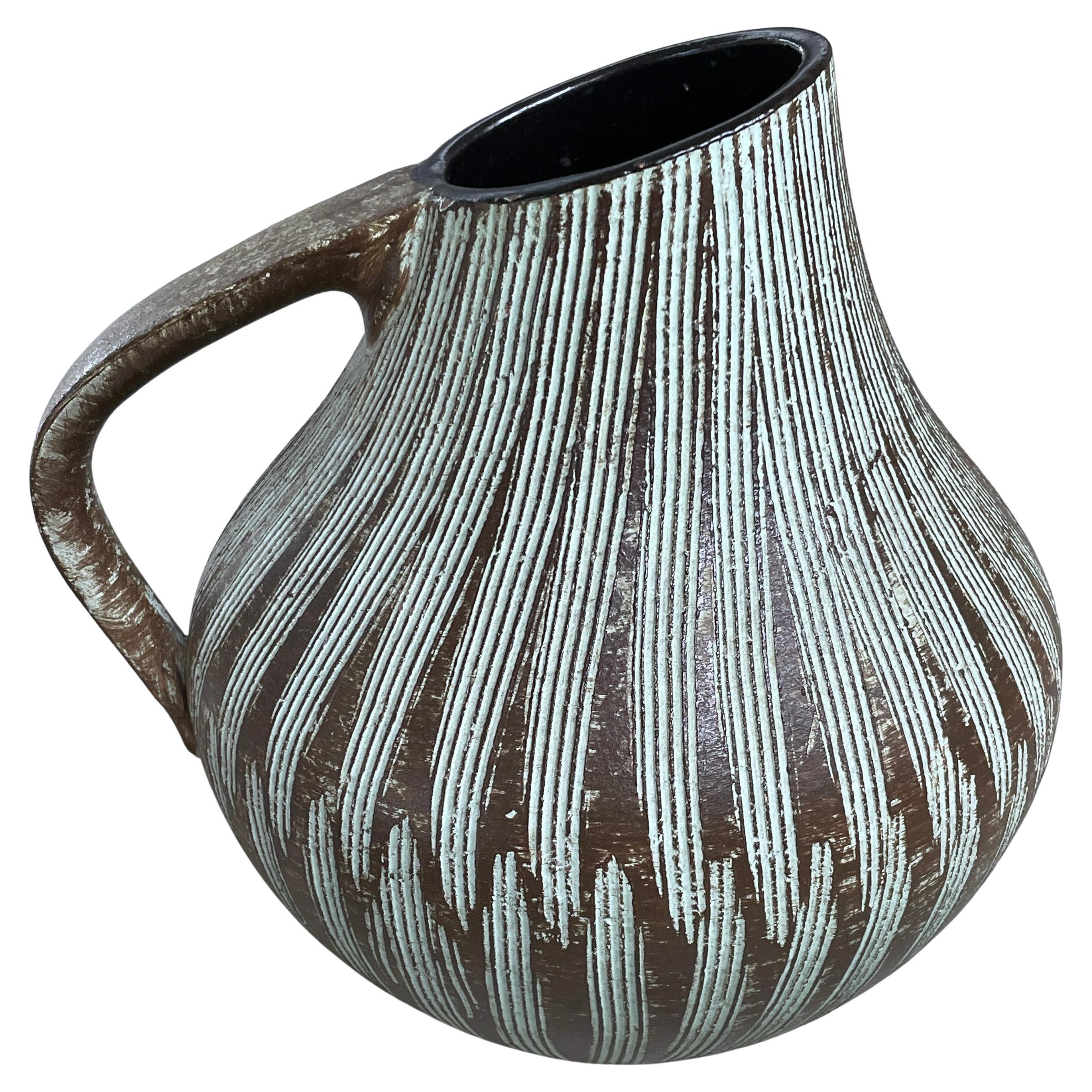Vase / pichet décoratif en poterie West German Pottery de Dümler & Breiden, Model No 277/23 en vente