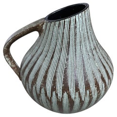 Dekorative West German Pottery Vase / Krug von Dümler & Breiden, Model No. 277/23
