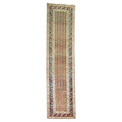 Vintage Decorative Wide Traditional Persian Malayer Long Runner