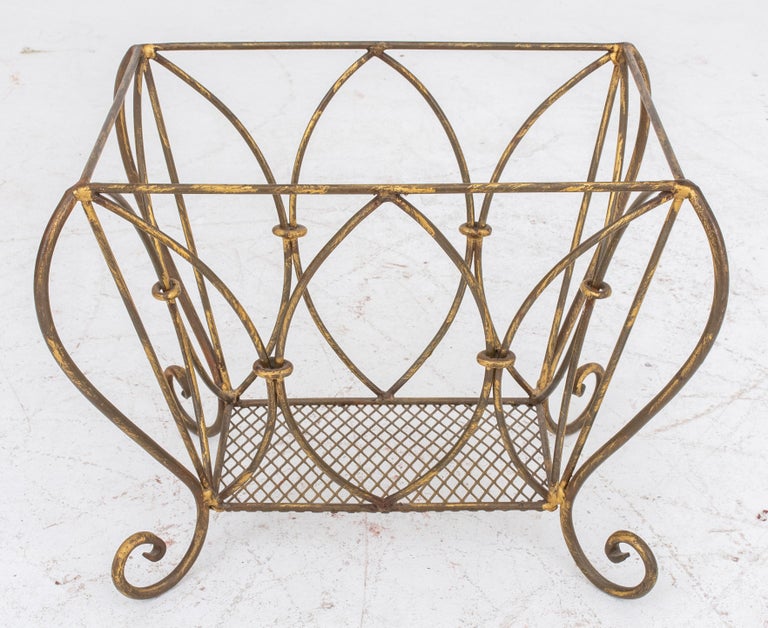 Decorative Wire Magazine Holder For Sale at 1stDibs | decorative ...