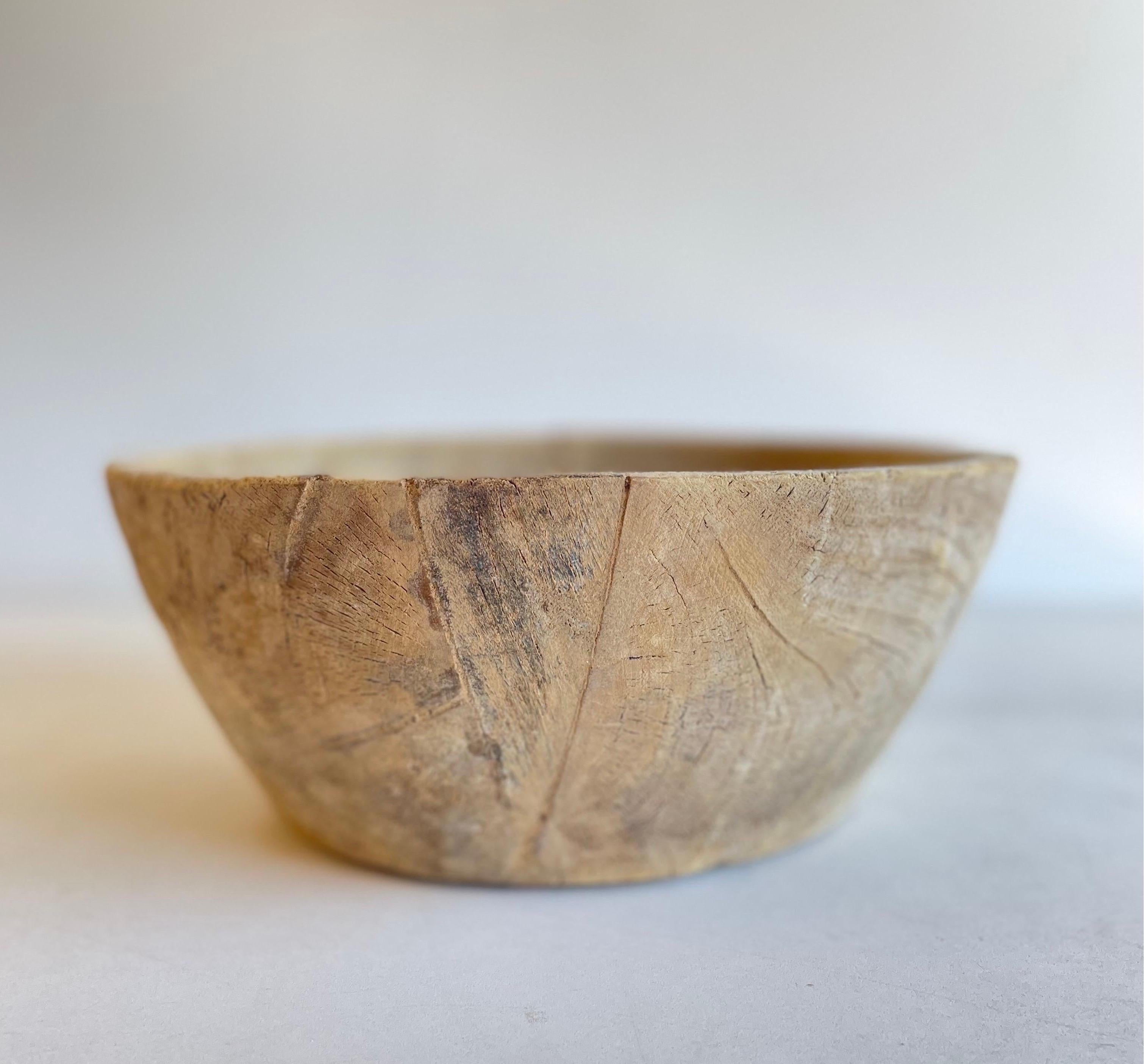 Decorative Wood Bowl at 1stDibs