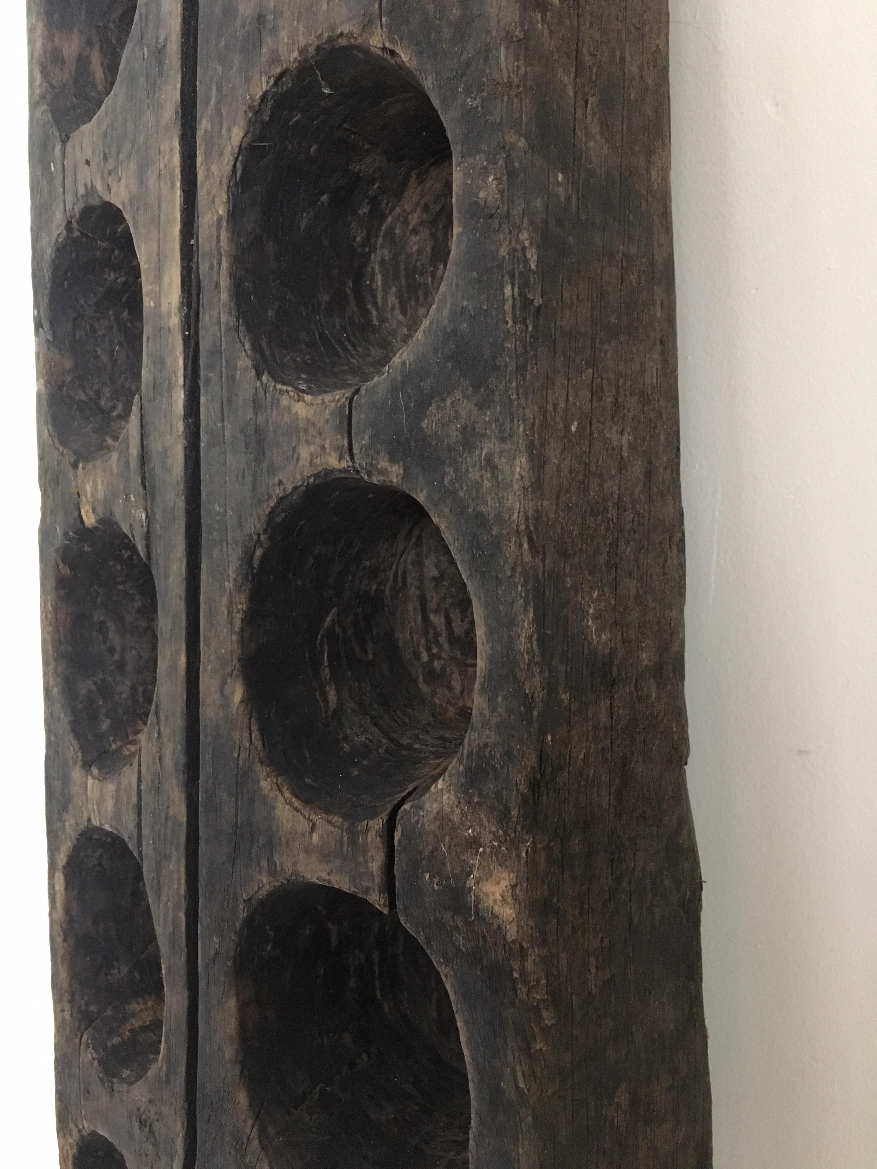Decorative Wood Mold from Mexico, 1970s 2