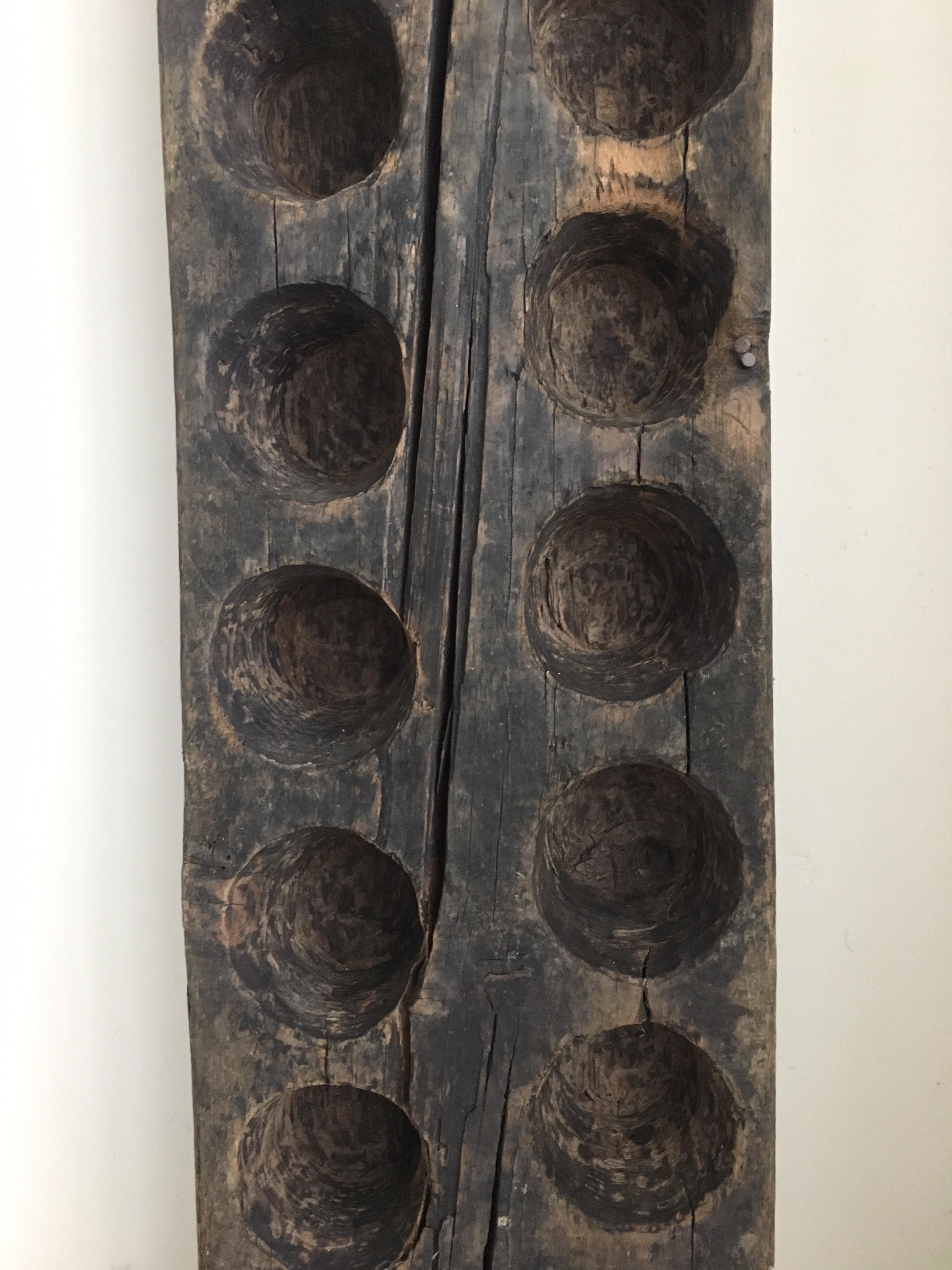 Mexican Decorative Wood Mold from Mexico, 1970s