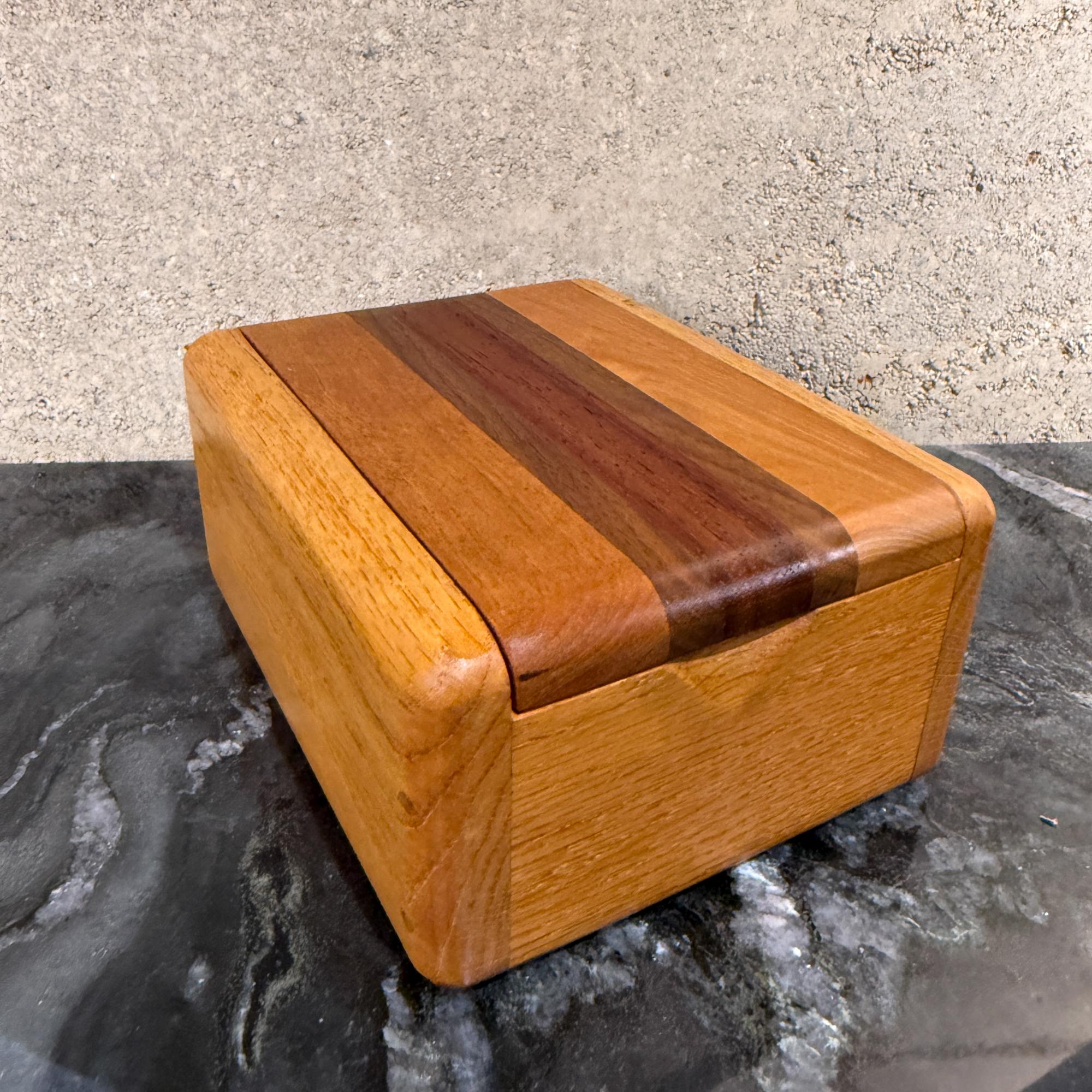 Decorative Wooden Box Attributed Dean Santner Studio Organic Modern For Sale 4