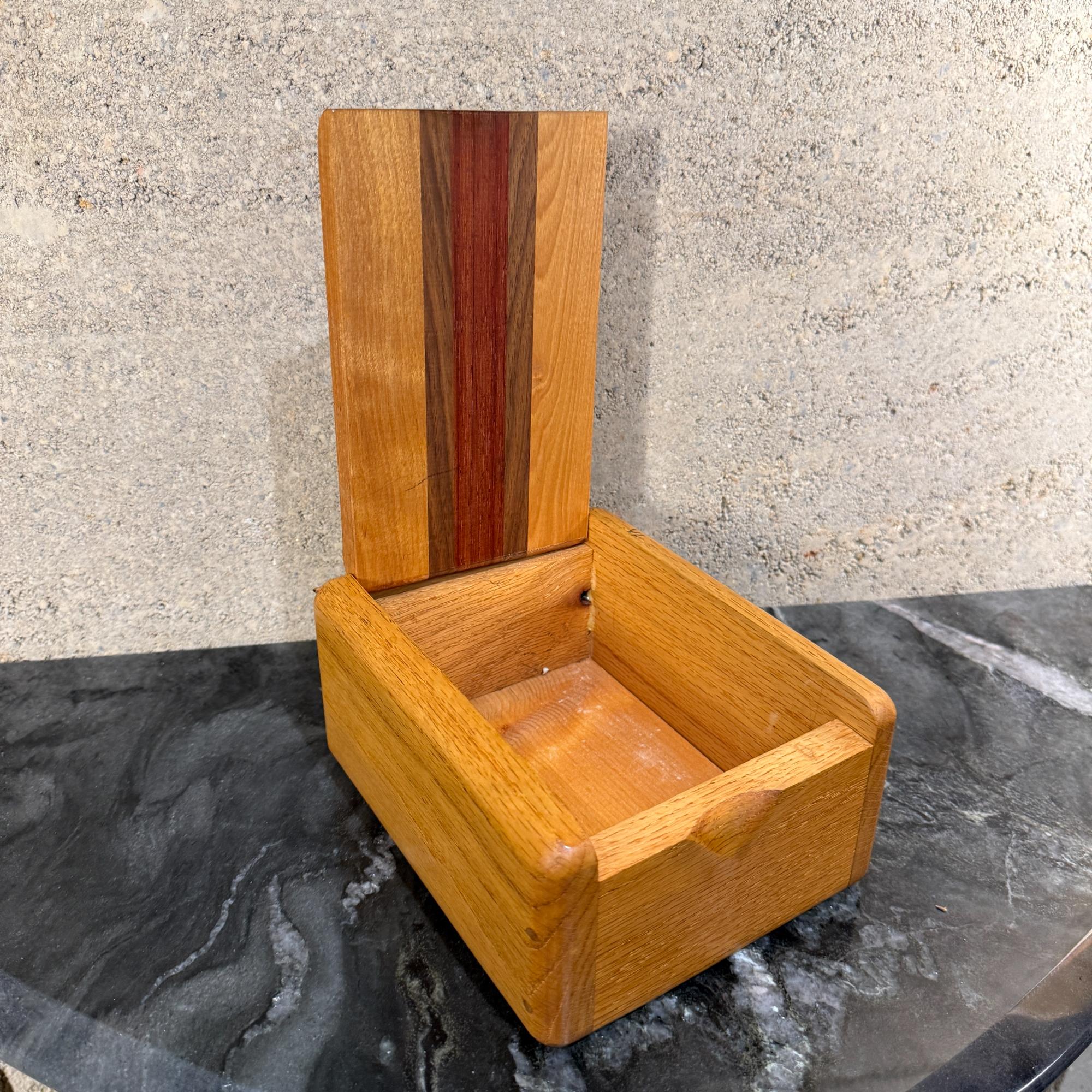 Decorative Wooden Box Attributed Dean Santner Studio Organic Modern For Sale 5