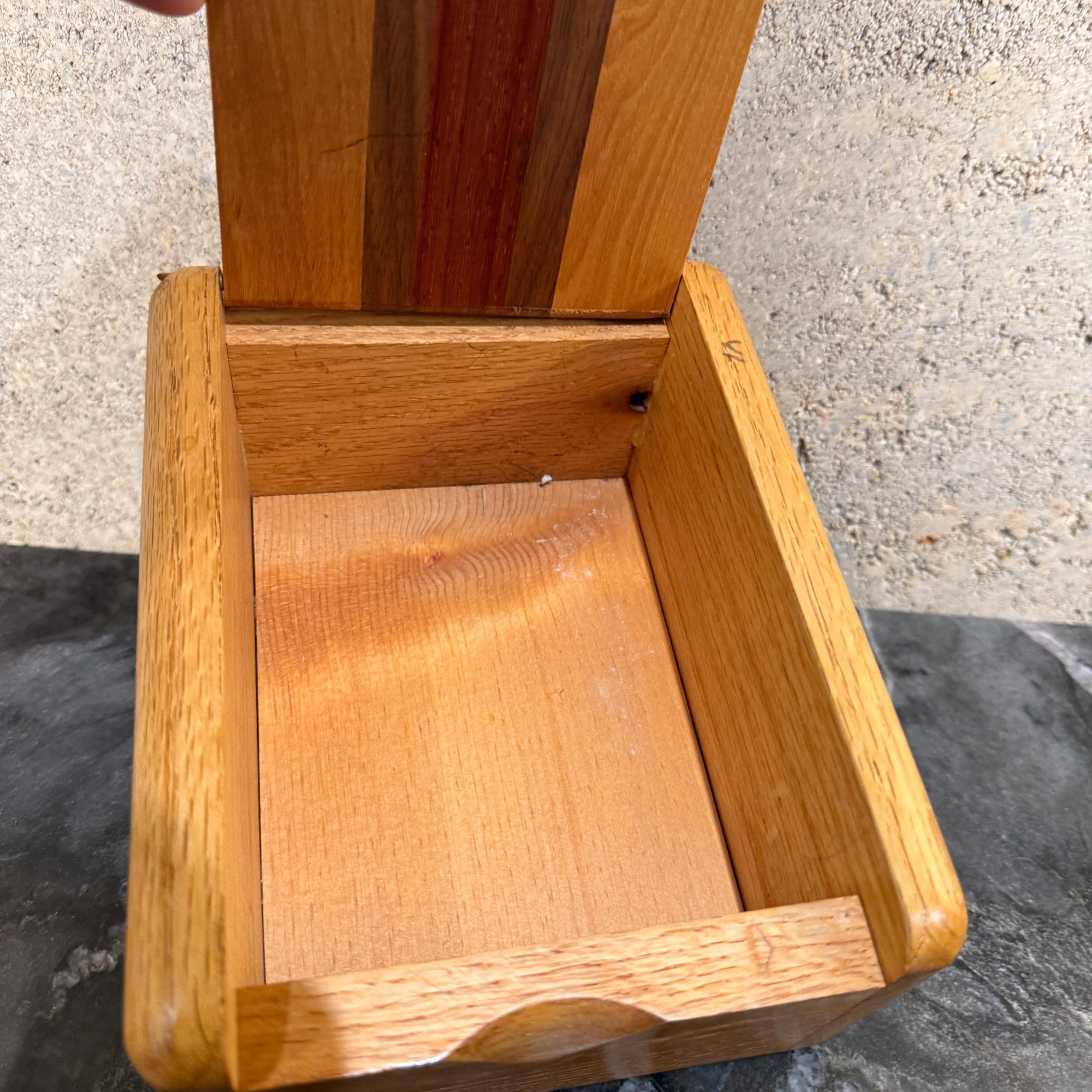 Decorative Wooden Box Attributed Dean Santner Studio Organic Modern For Sale 7