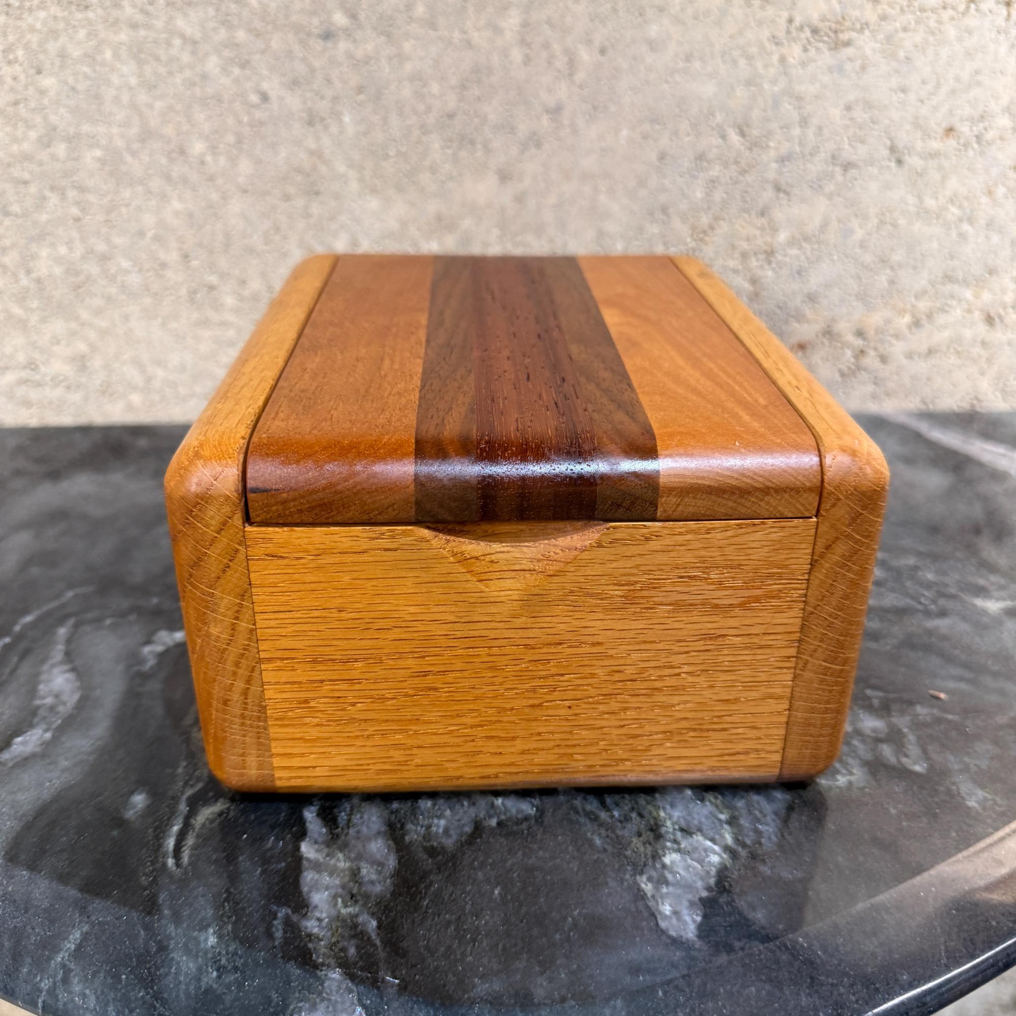 American Decorative Wooden Box Attributed Dean Santner Studio Organic Modern For Sale