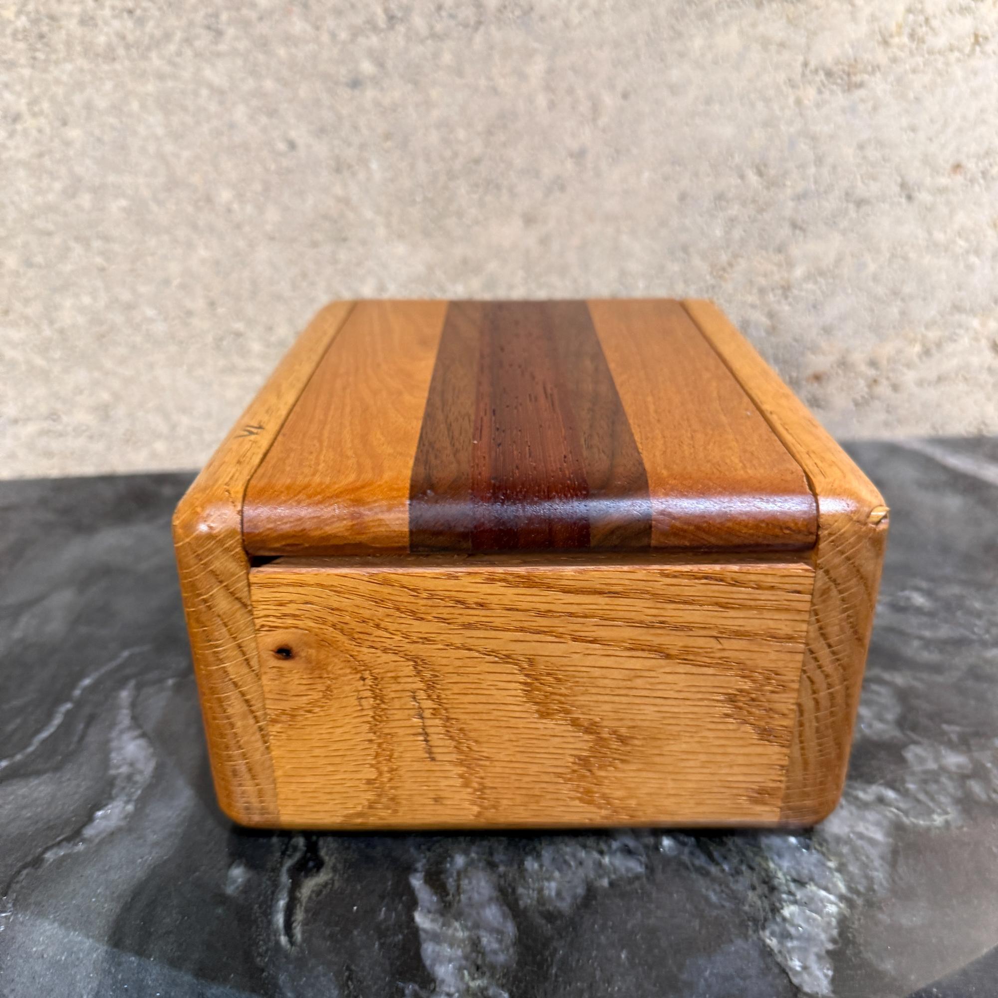 Decorative Wooden Box Attributed Dean Santner Studio Organic Modern For Sale 1