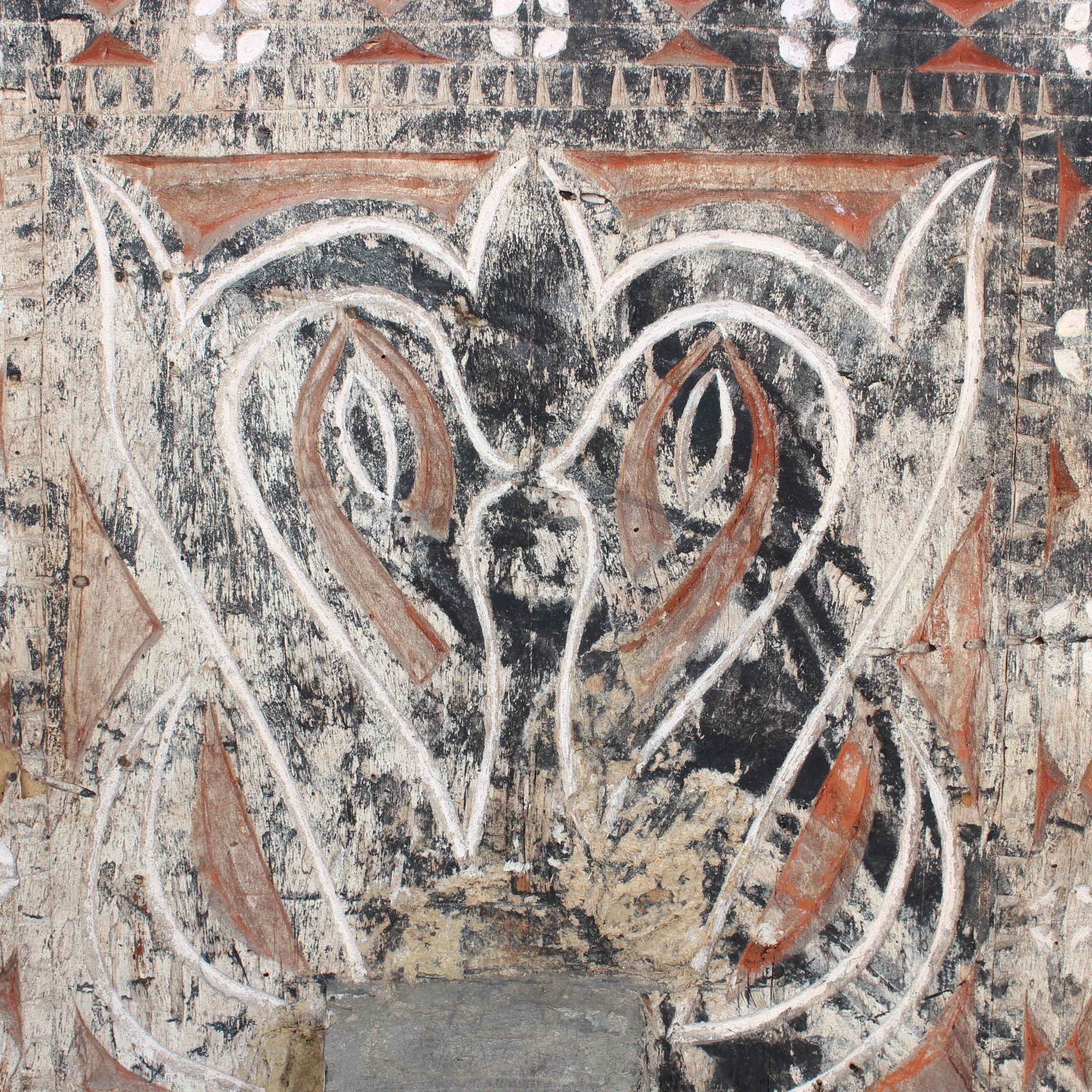 Decorative Wooden House Panel from Toraja, Sulawesi 'circa 1900-1920' 4