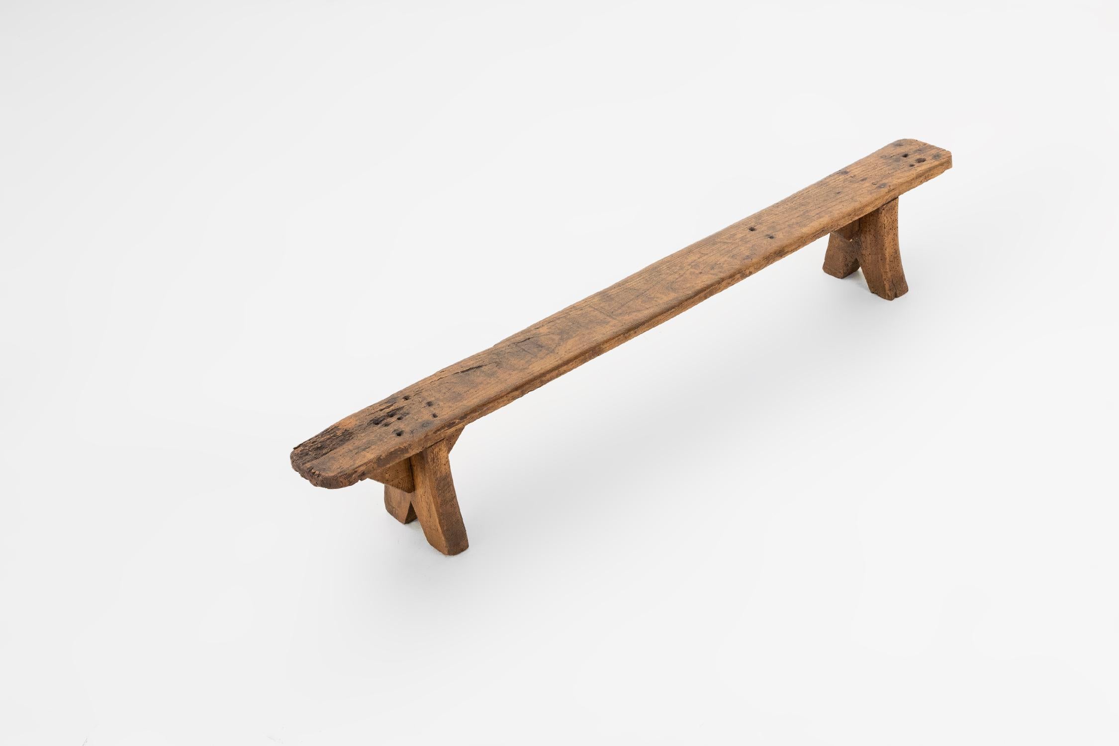 Francese Panca bassa decorativa in legno, Francia, 1850 ca. 1850 in vendita