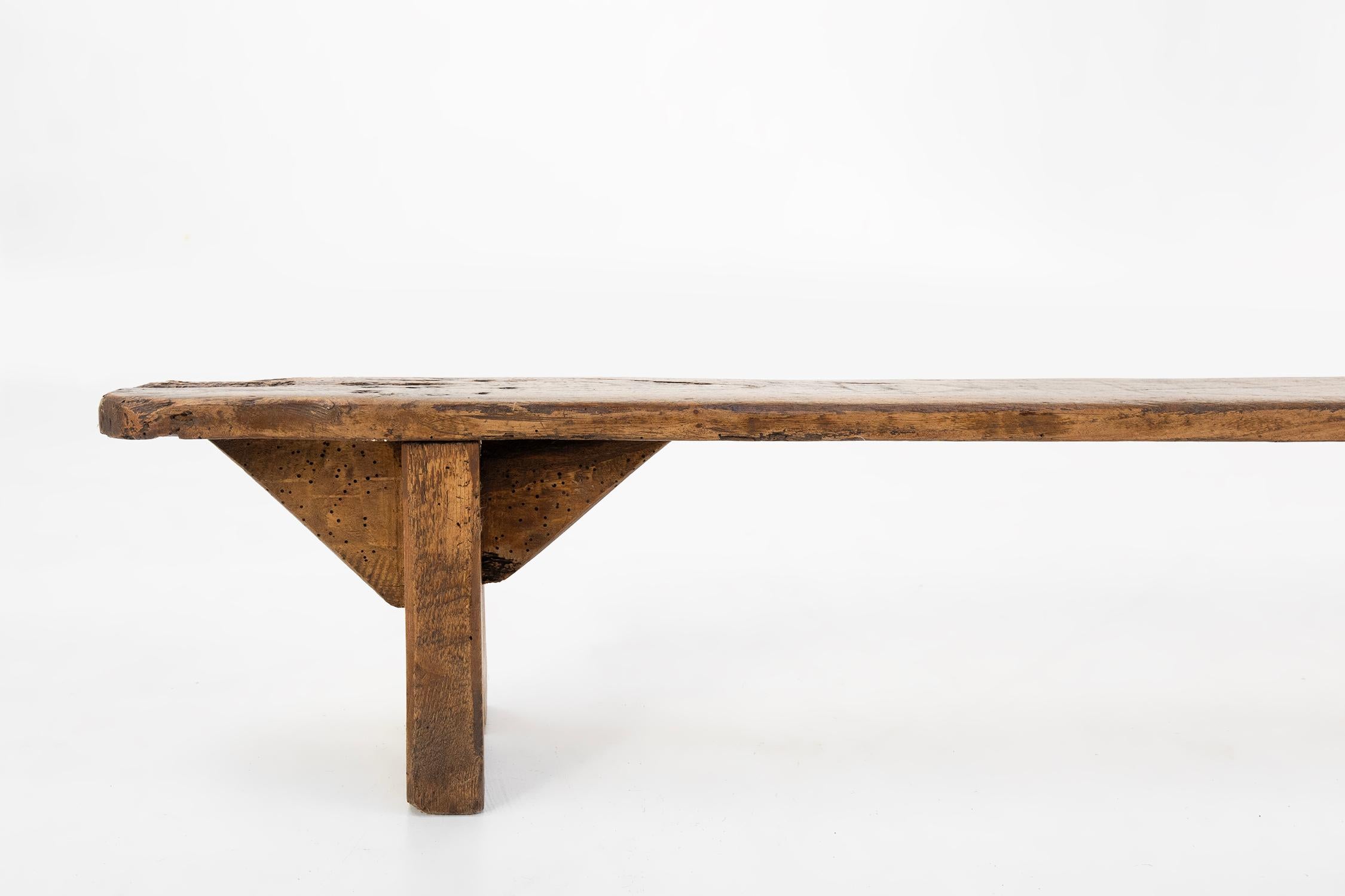 Panca bassa decorativa in legno, Francia, 1850 ca. 1850 in vendita 1