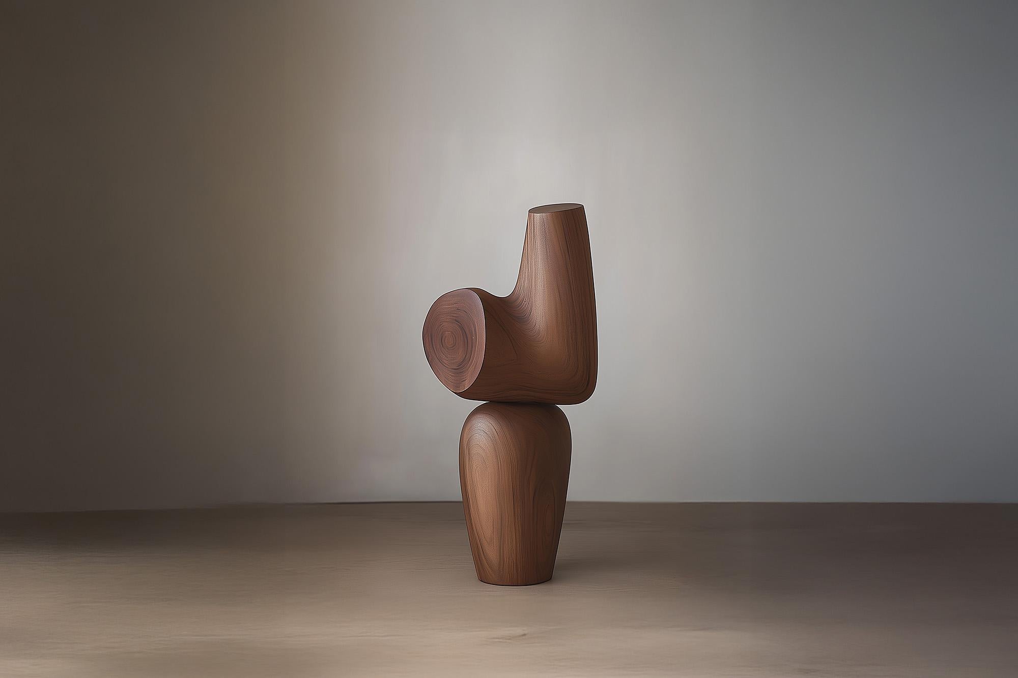 Mid-Century moderno Scultura decorativa in legno Lull No87 di NONO - Un pezzo forte per la casa moderna in vendita