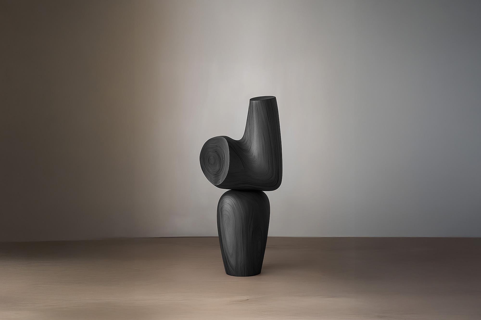 Fatto a mano Scultura decorativa in legno Lull No87 di NONO - Un pezzo forte per la casa moderna in vendita