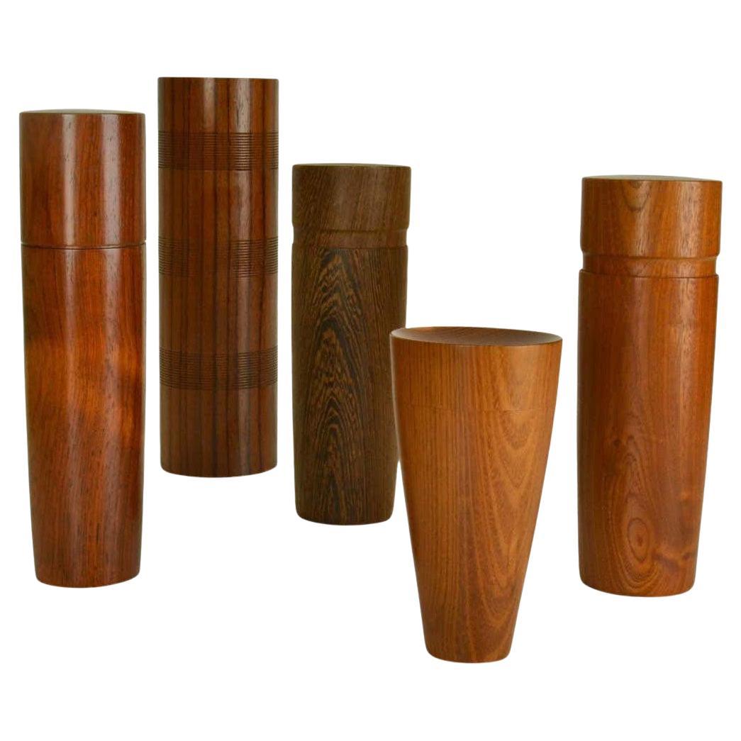 Cajas de Baratijas de Madera Decorativas Torneadas a Mano en venta
