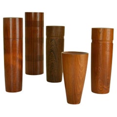 Cajas de Baratijas de Madera Decorativas Torneadas a Mano