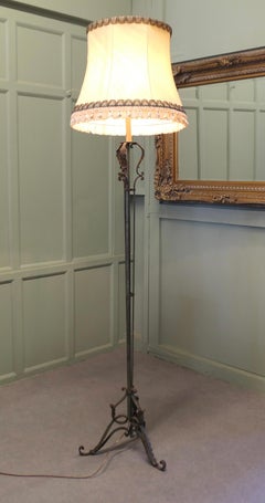 Decorative Wrought Iron Floor Lamp This is a very tall piece