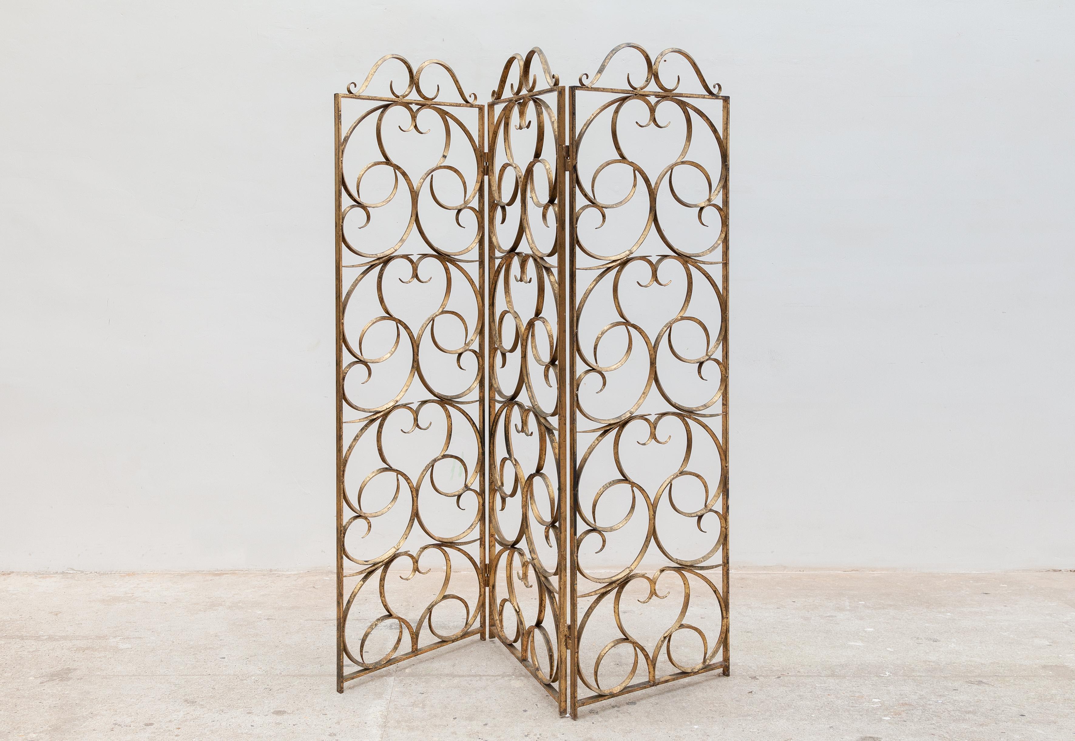 wrought iron room divider