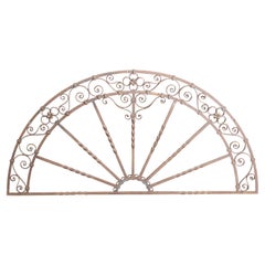 Antique Decorative Wrought Iron Grill